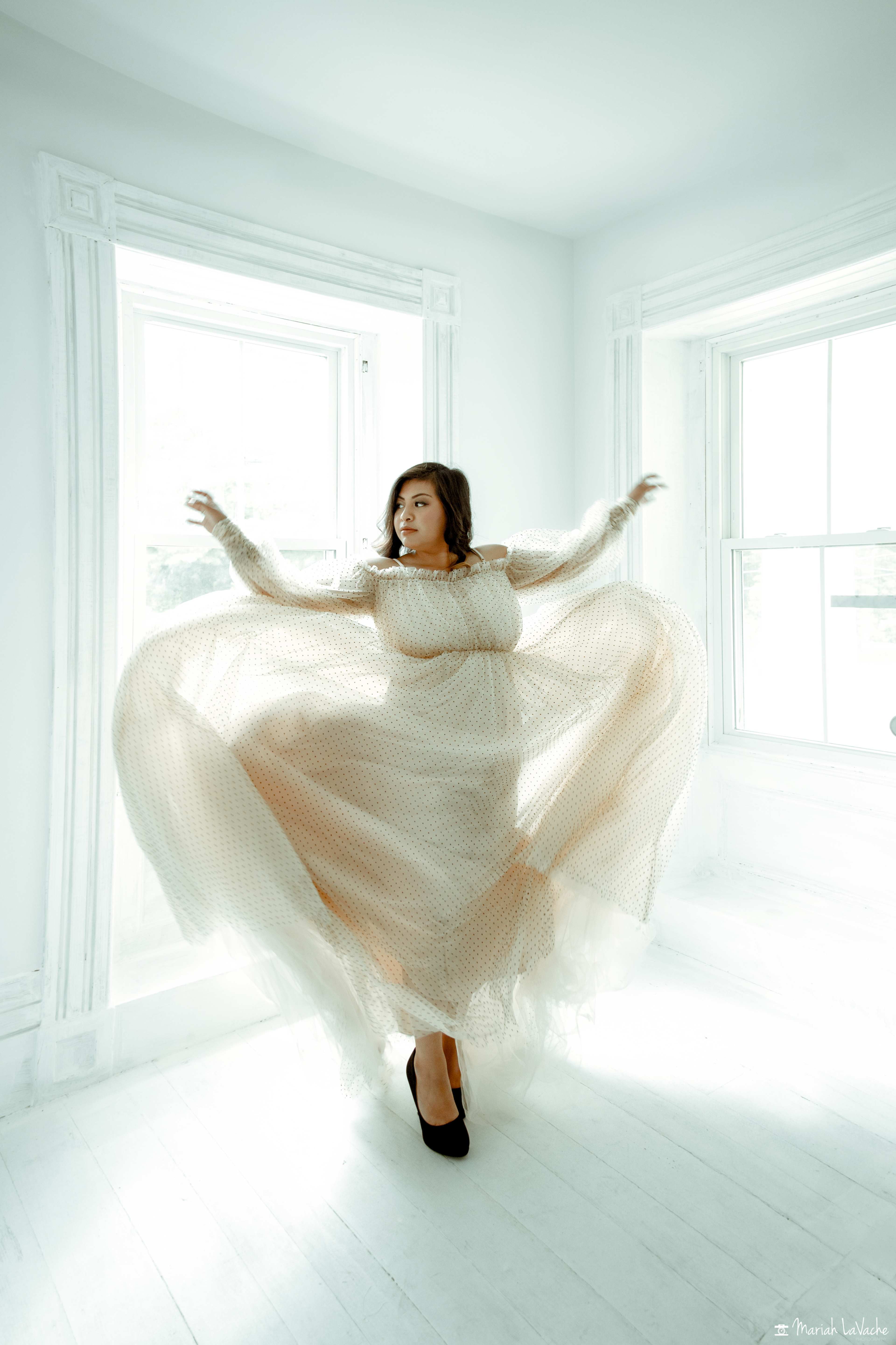 Boudoir photo shoot