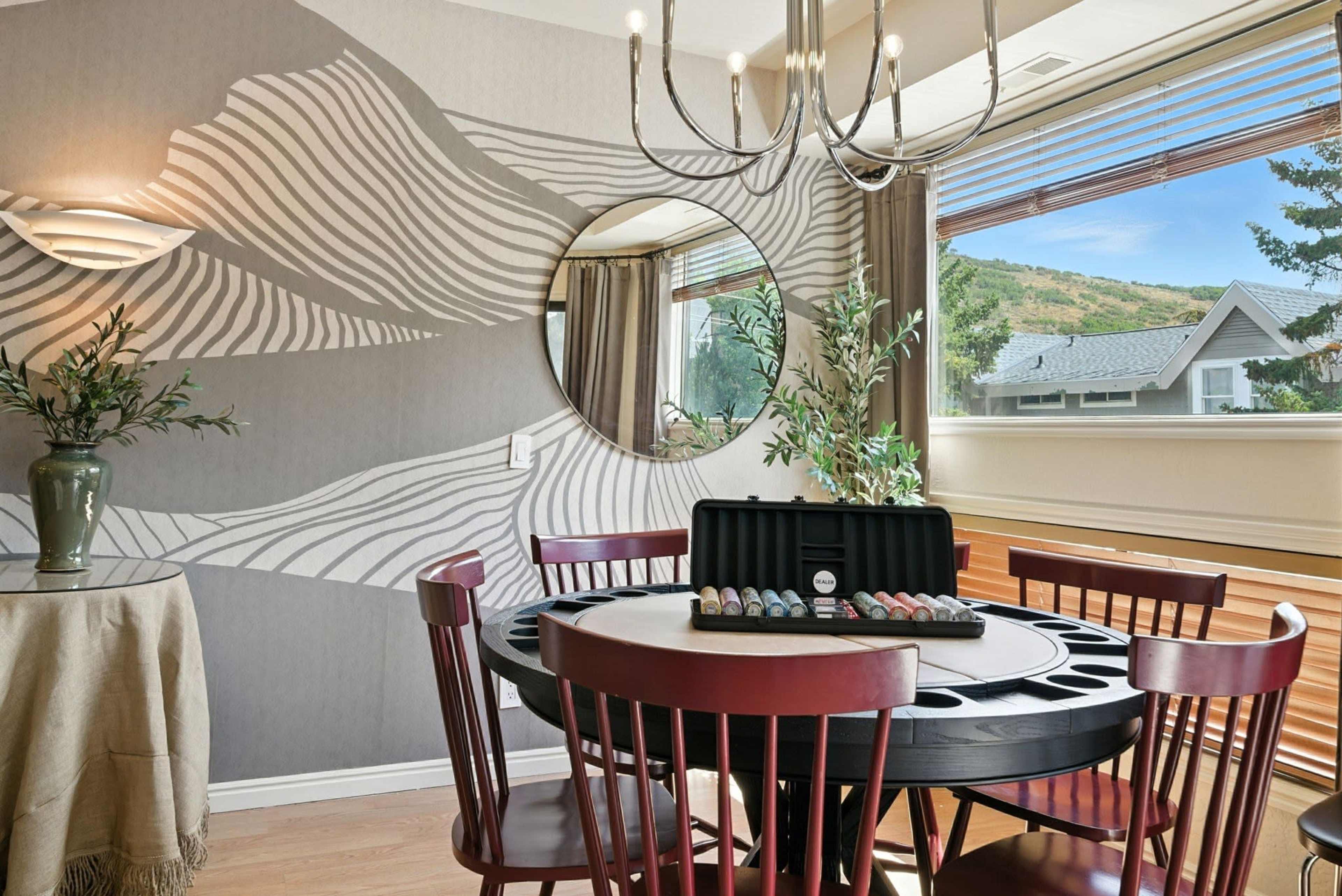 Color-Drenched Retro Ski Condo with a Chairlift Deck, Old Town Park City Image in Park City, Park City, UT