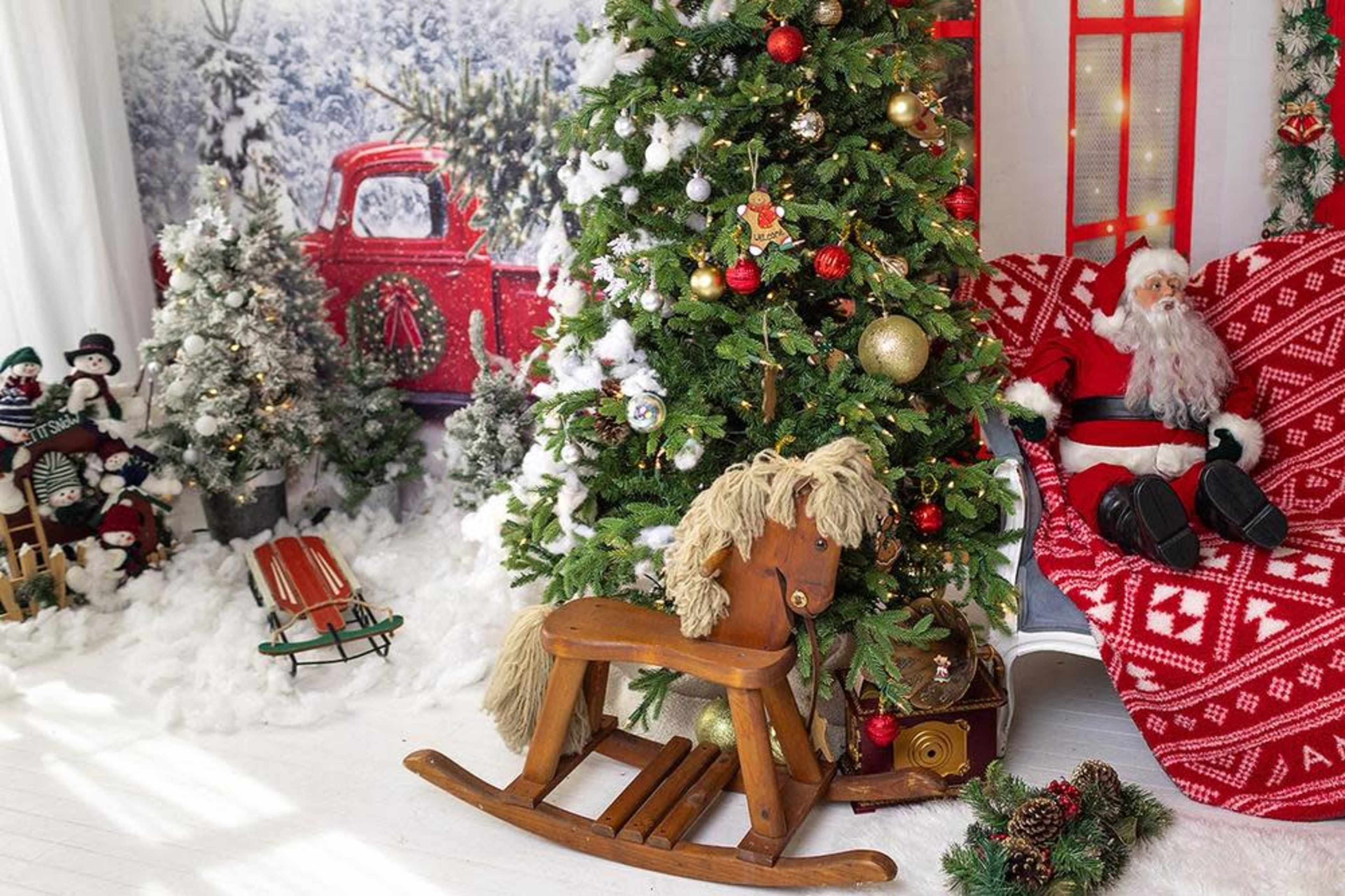 Christmas Photo Studio Image in Franklin Farm, Fairfax, VA