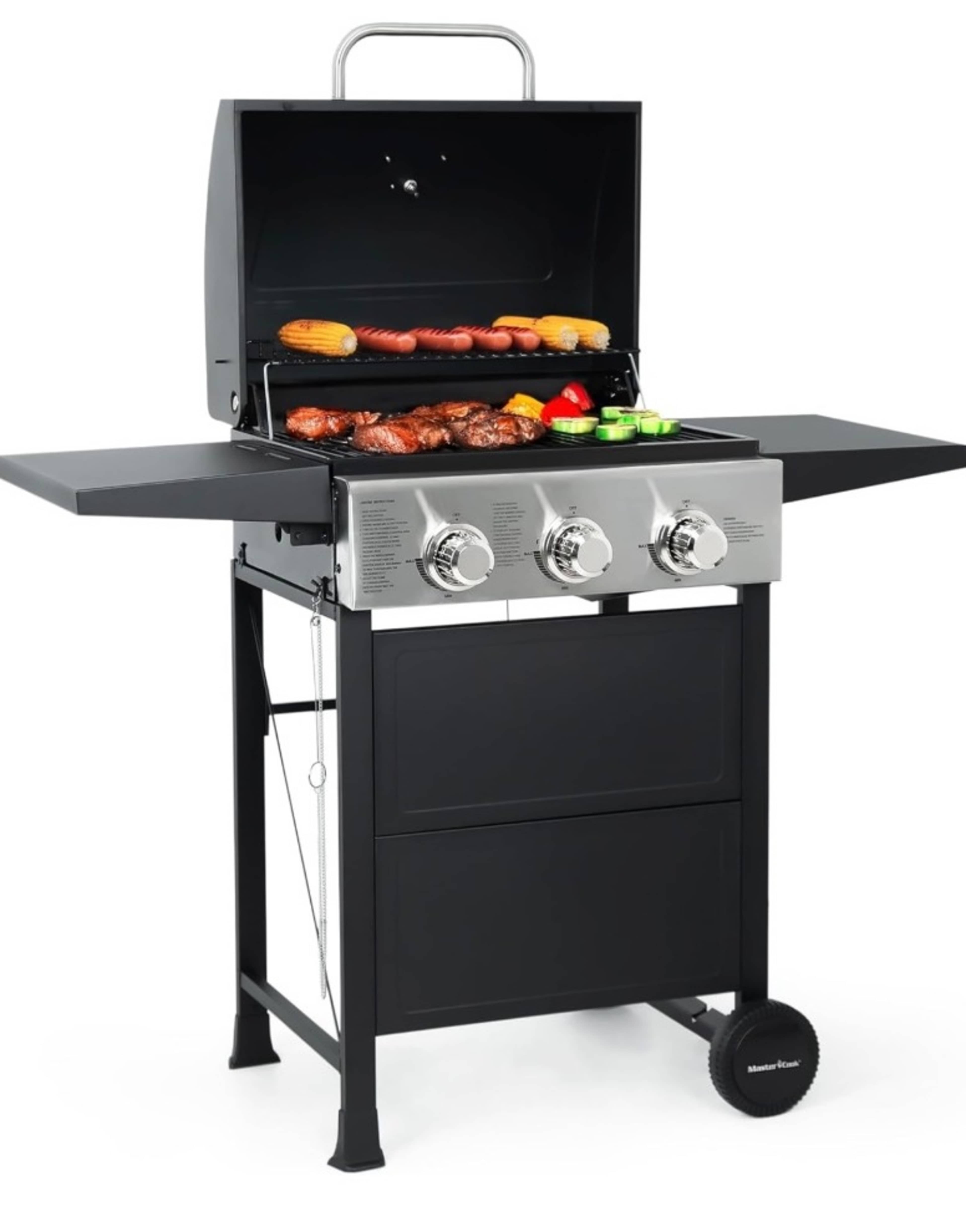 Gas Grill and Utensils