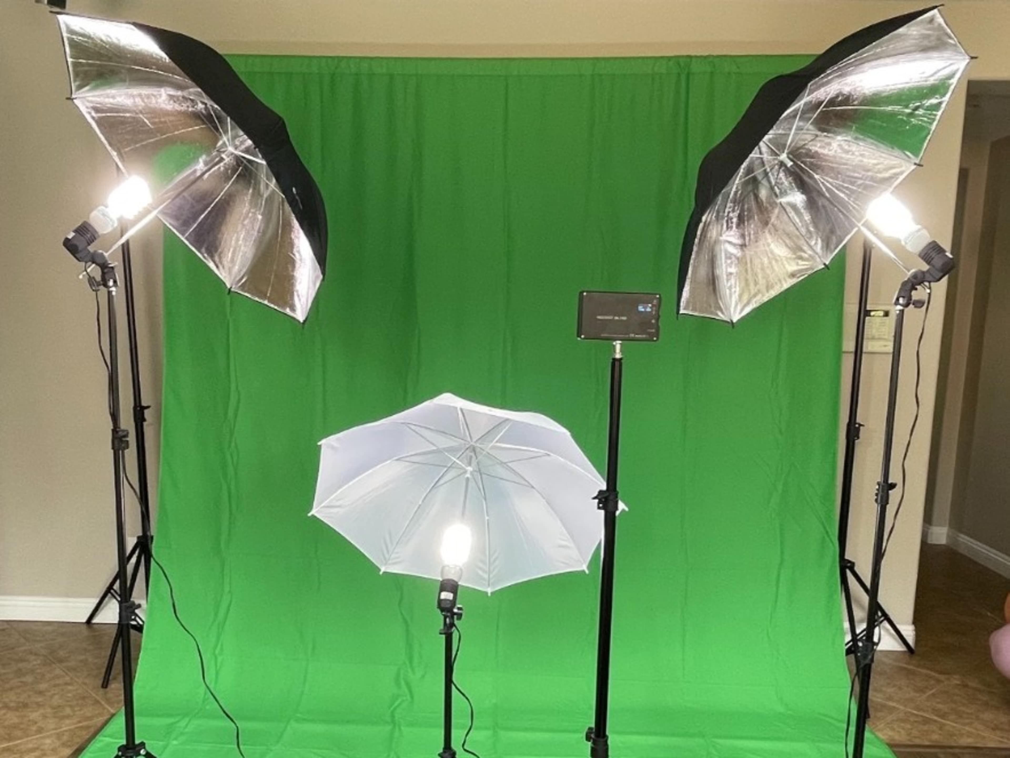 Lighting & Backdrop-Green