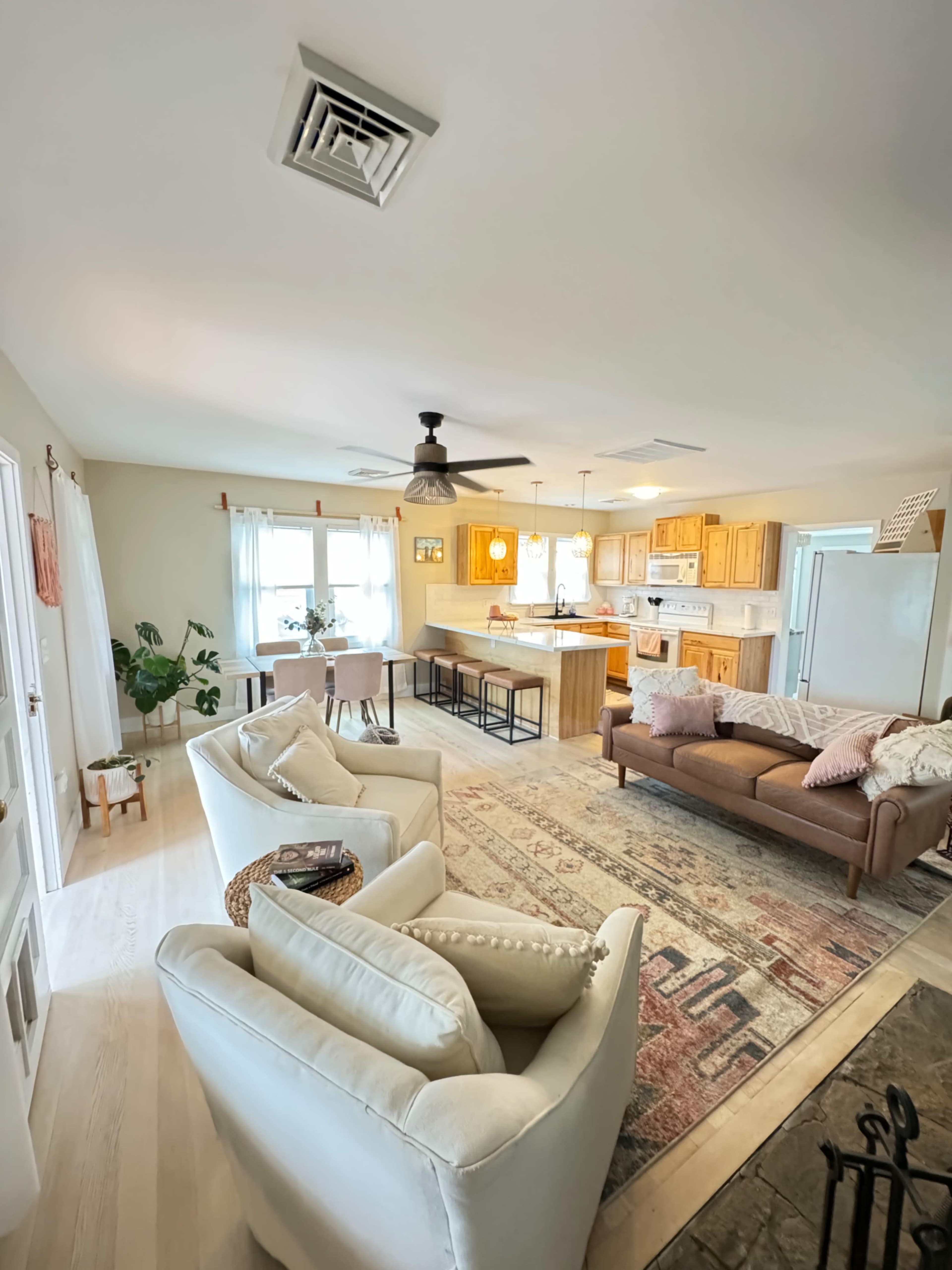 Updated Airy Boho Lake House Image in Sand Lake, Averill park, NY