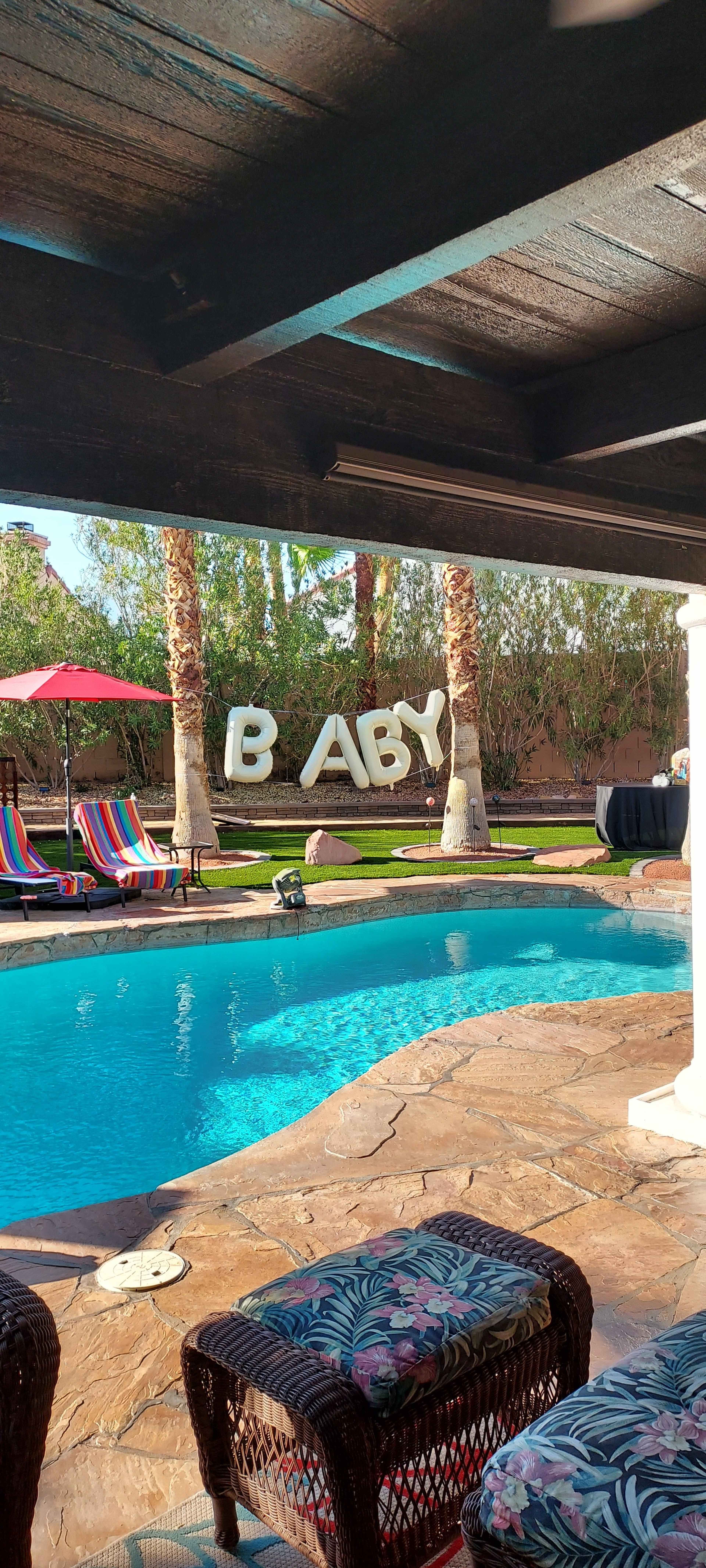Exquisite Pool & Back Yard Space! Image in The Lakes, Las Vegas, NV