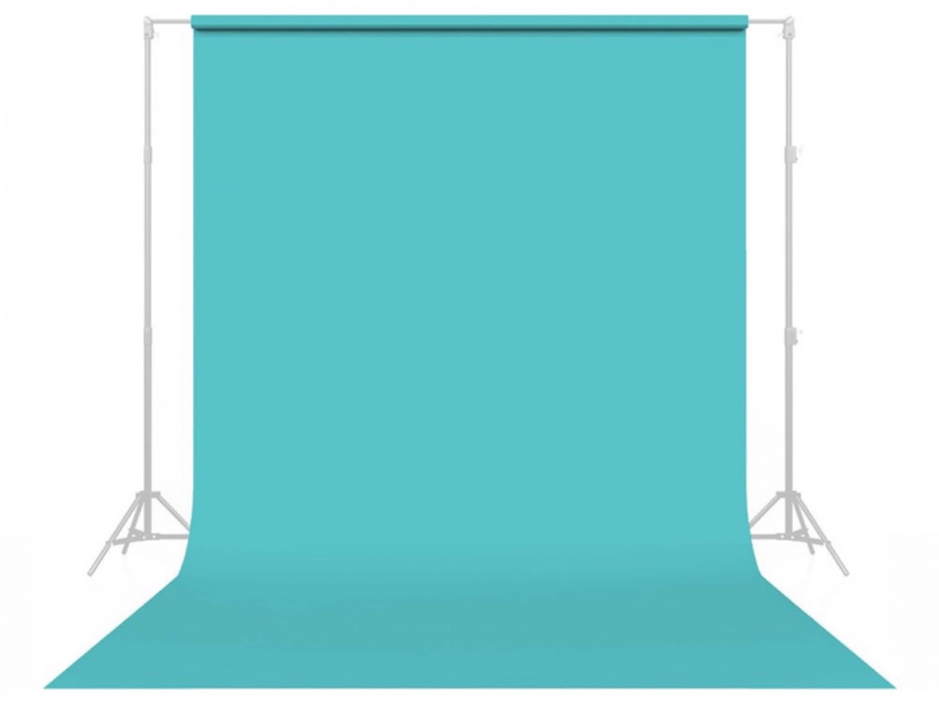 Aqua Blue Backdrop Pull