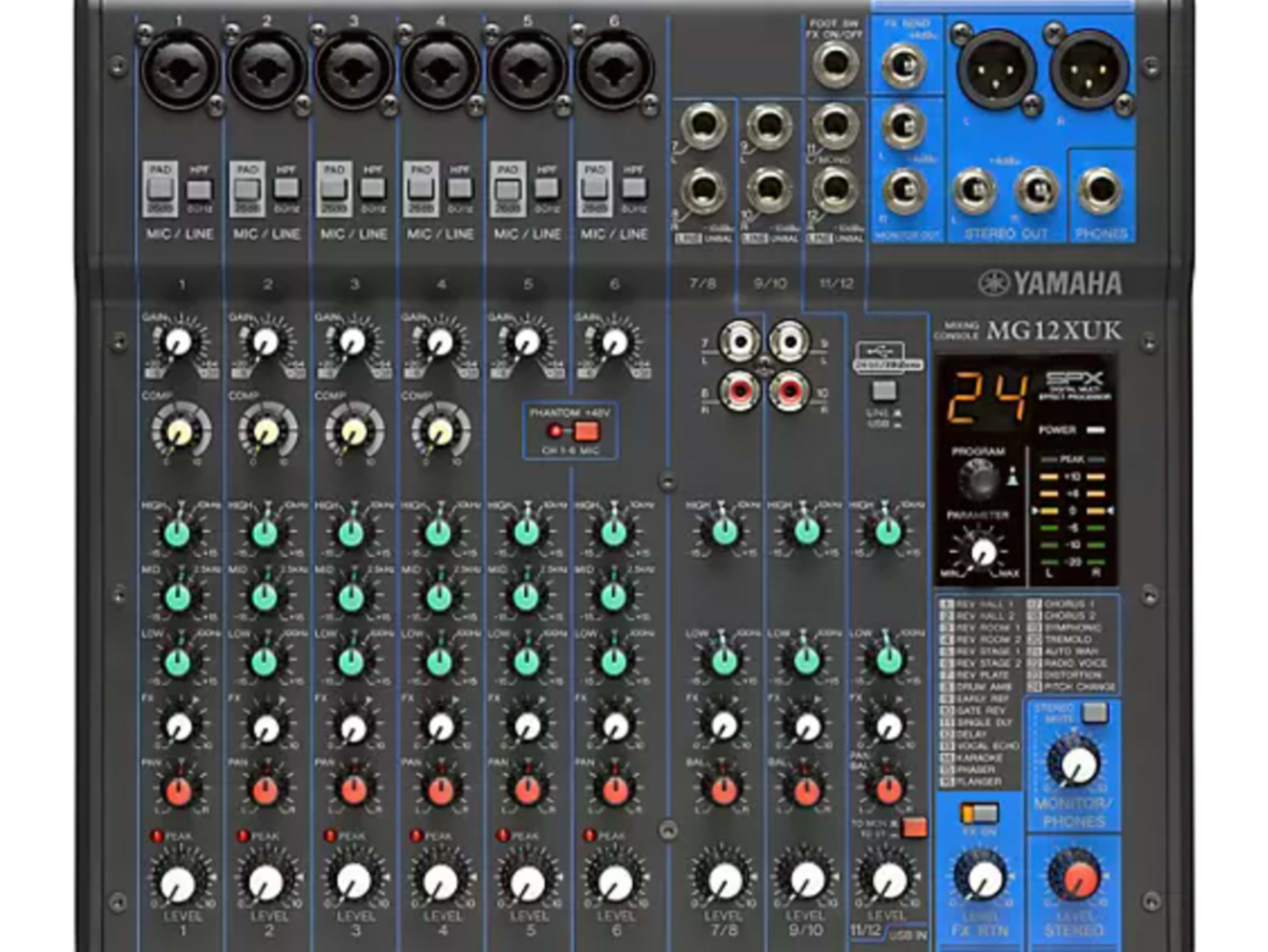 Yamaha 12 Channel Mixer (MG12XUK)