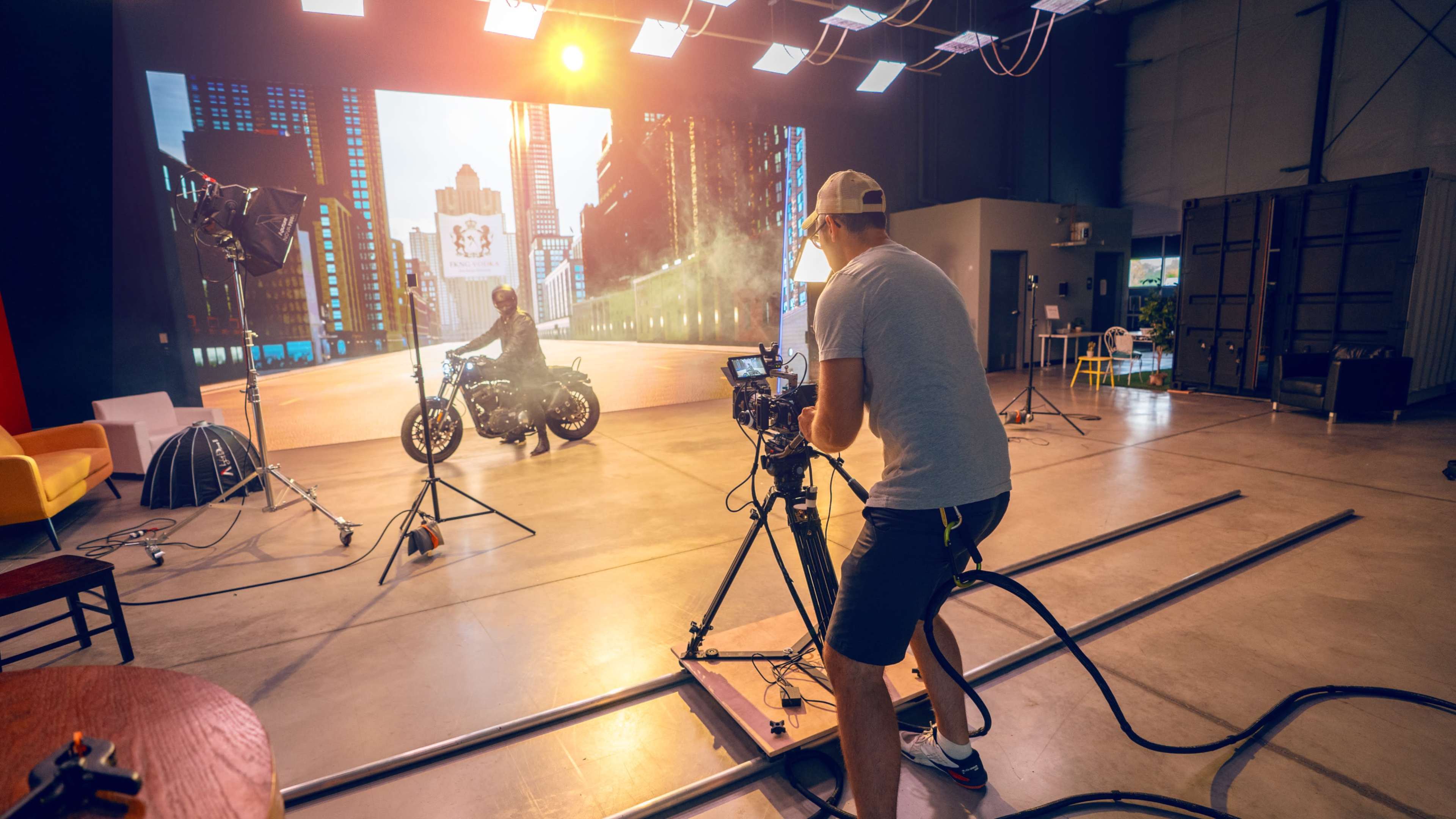 Affordable 26’W x 16’H LED WALL for Virtual Production Image in West Grand, Grand Rapids, MI