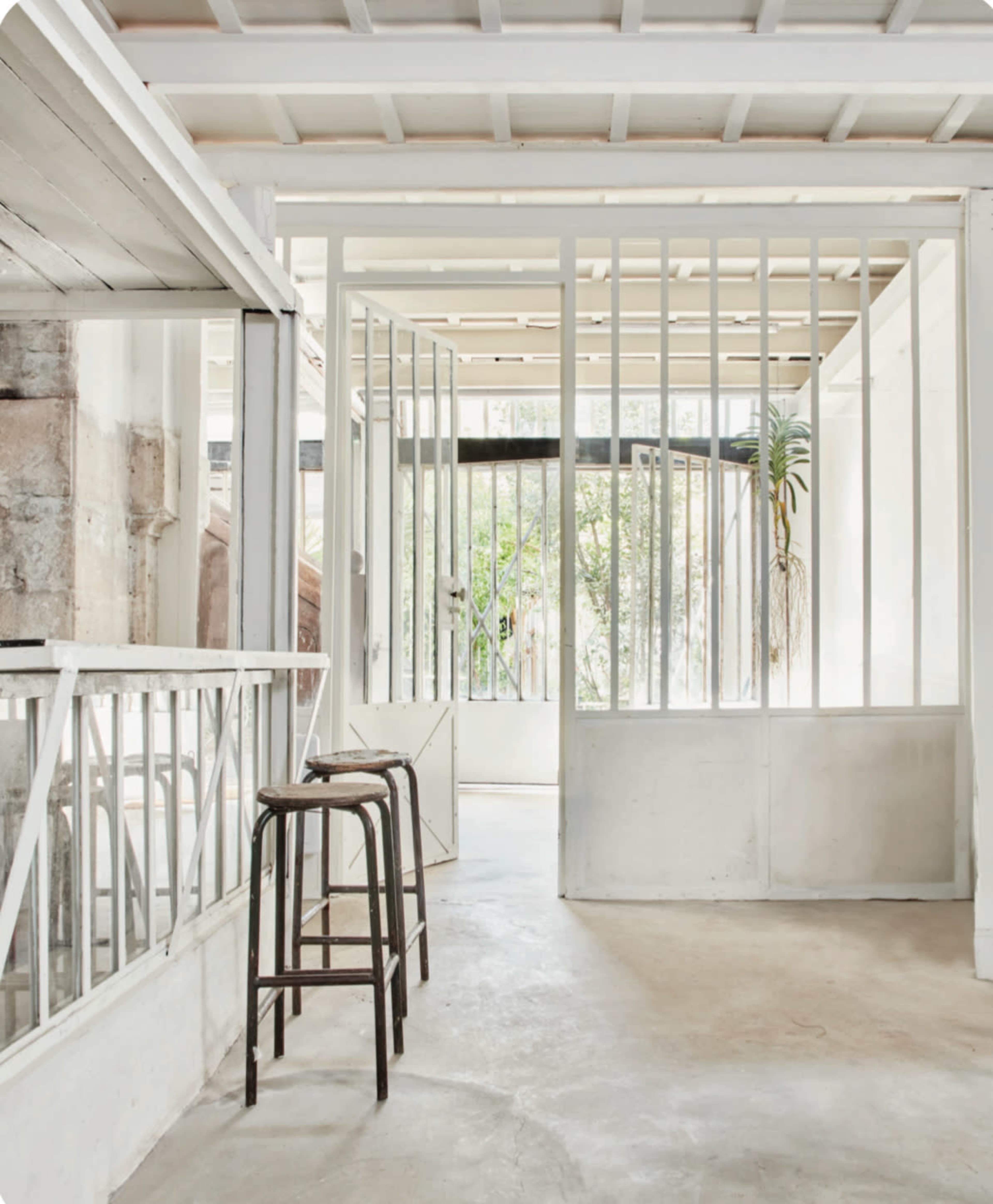 Loft, studio, jardin, exposition lumière naturelle Image in Barbès, Paris 18