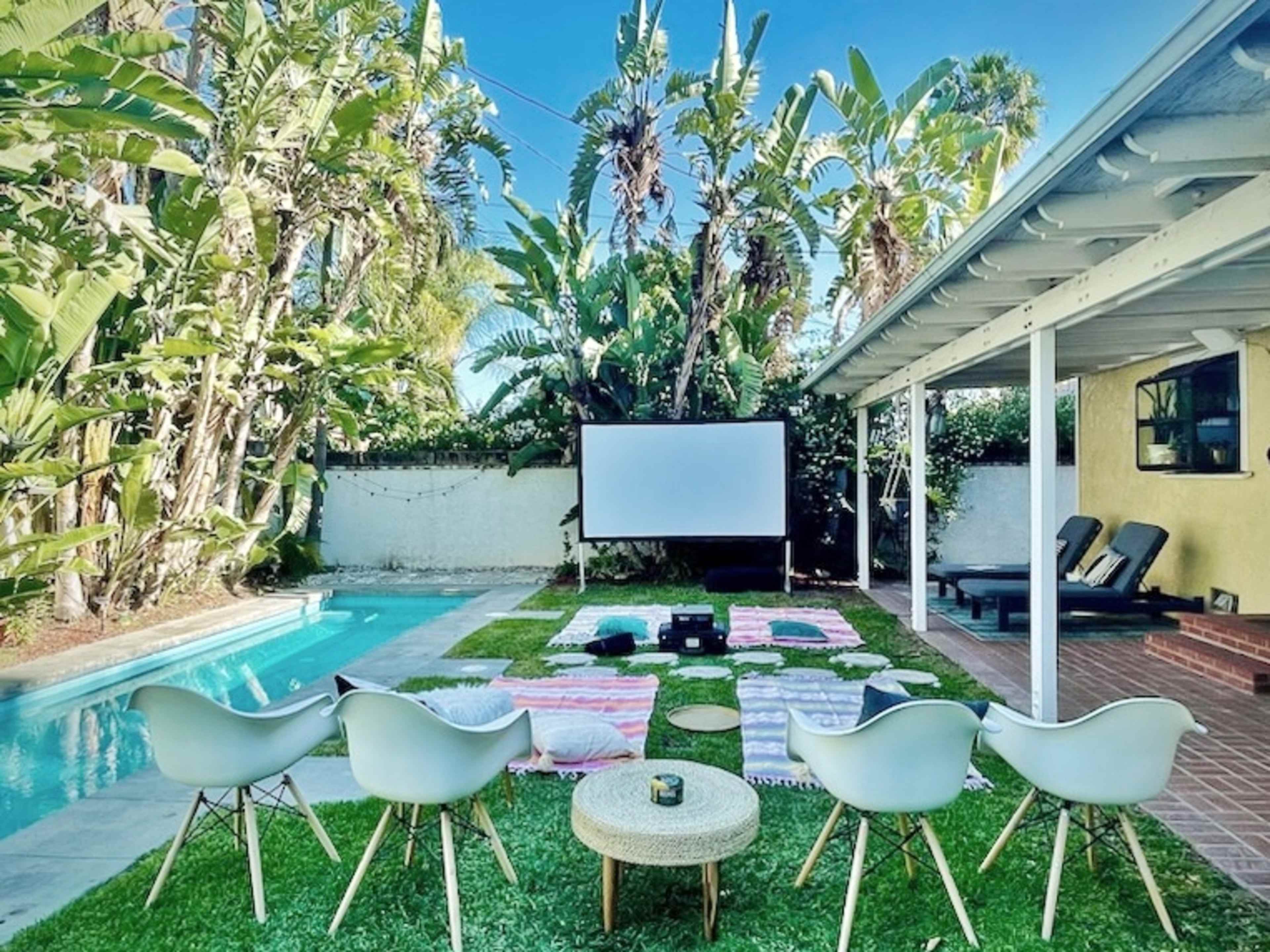 Full Service Screen and Projector