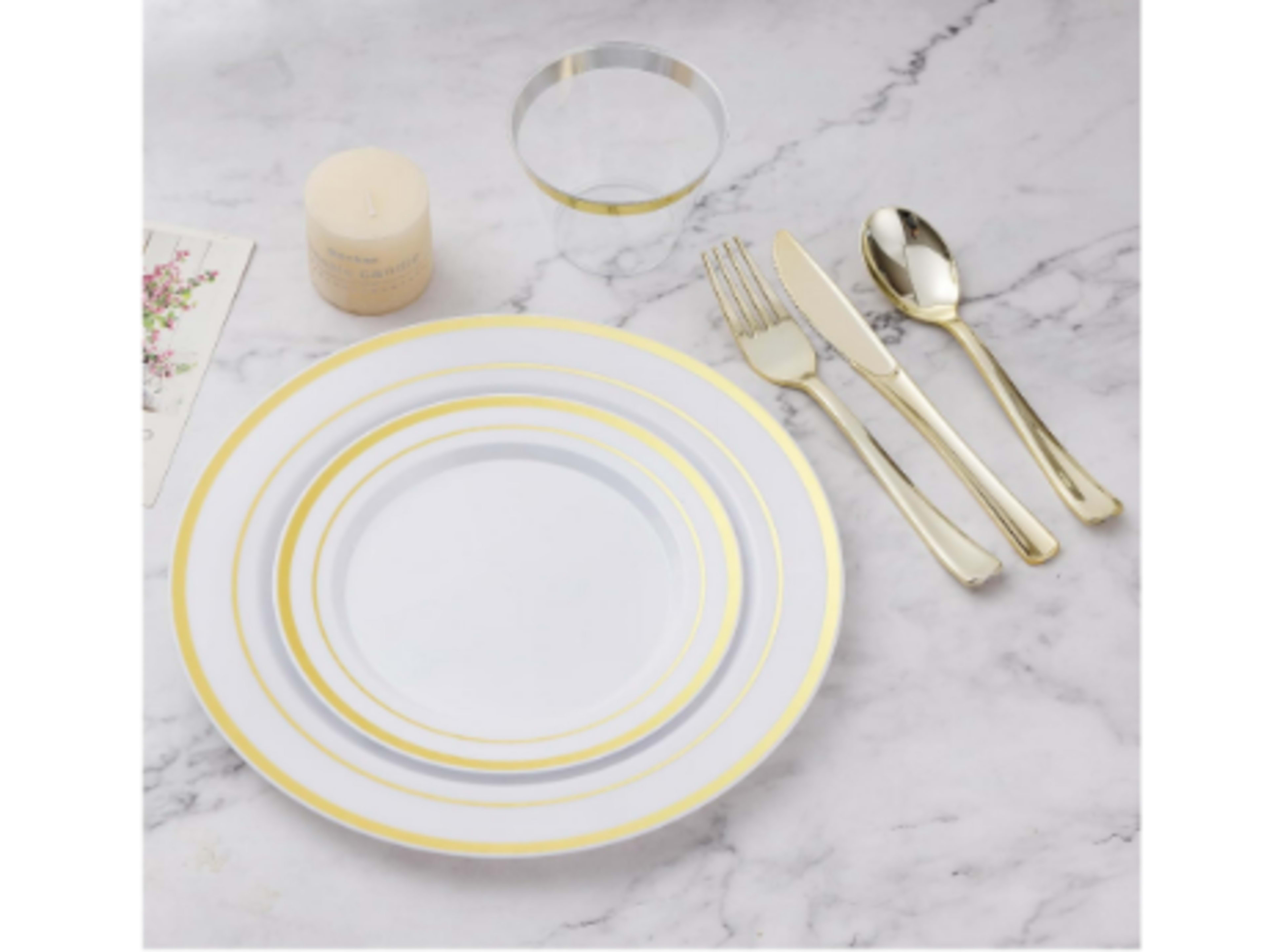 Matching Plates and Utensils
