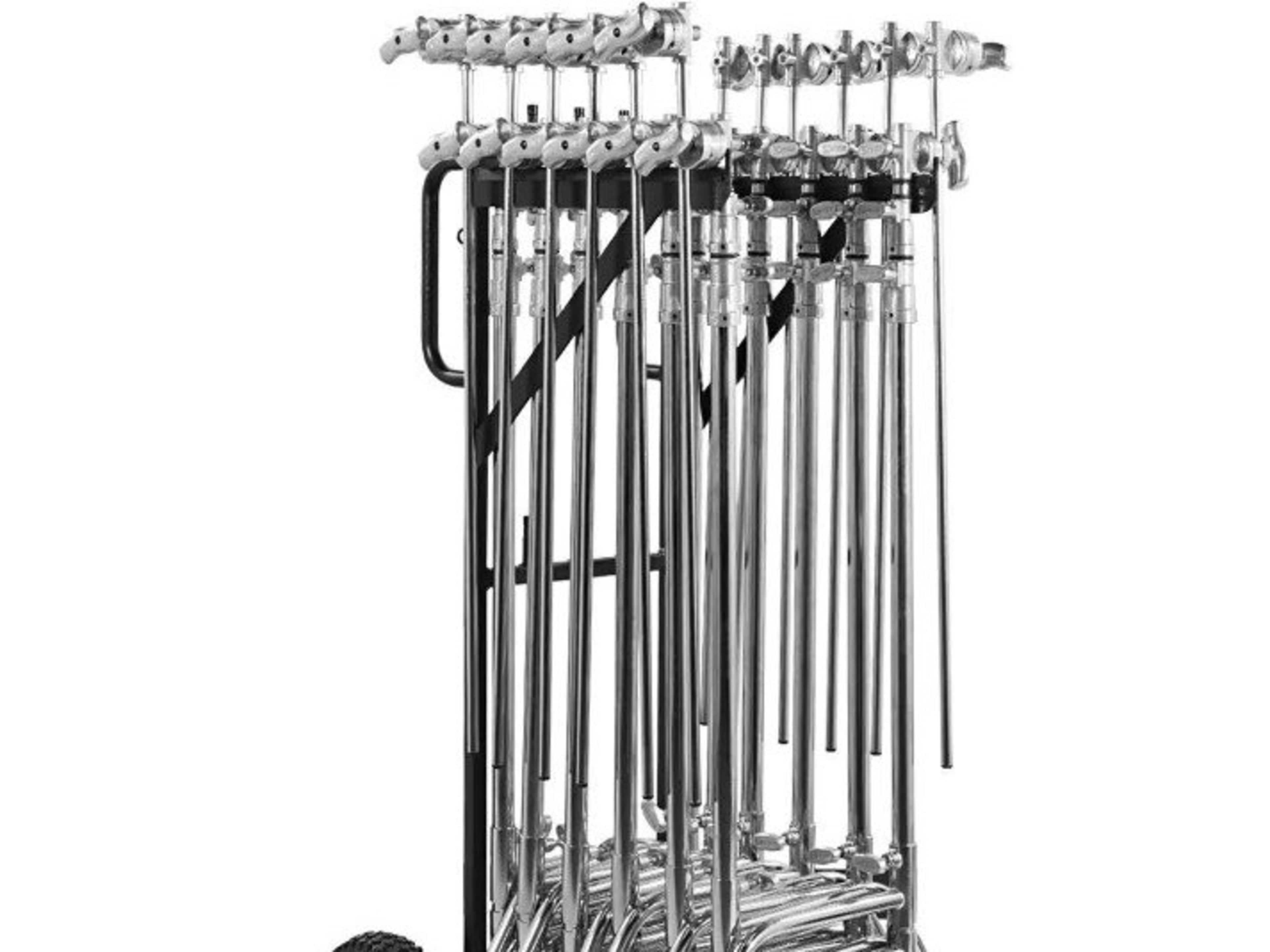 10 C-stands & Cart