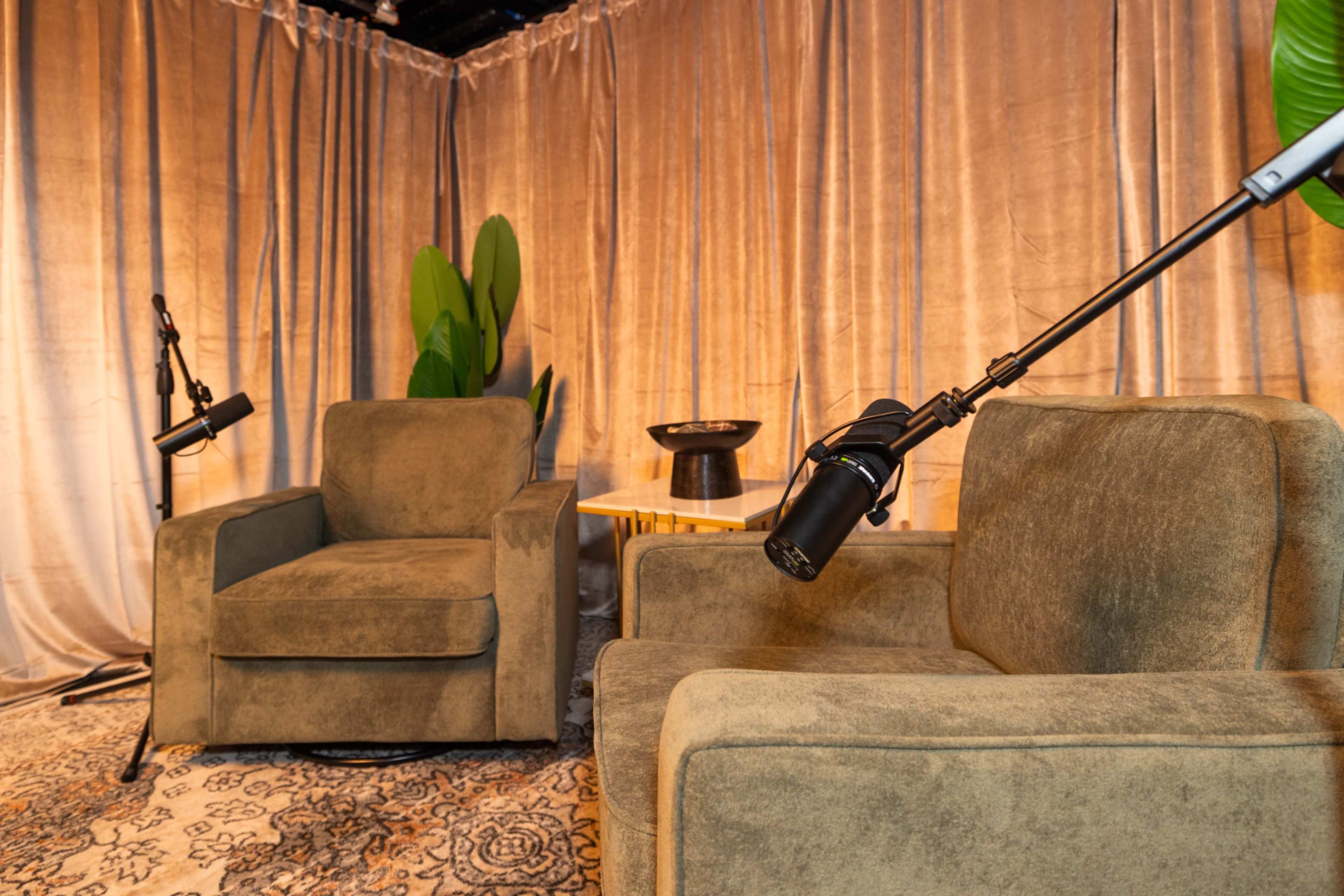 2-Person Podcast Studio | 3-Camera Setup + Pro Audio + On-Site Techs Image in Northern Waterfront, San Francisco, CA