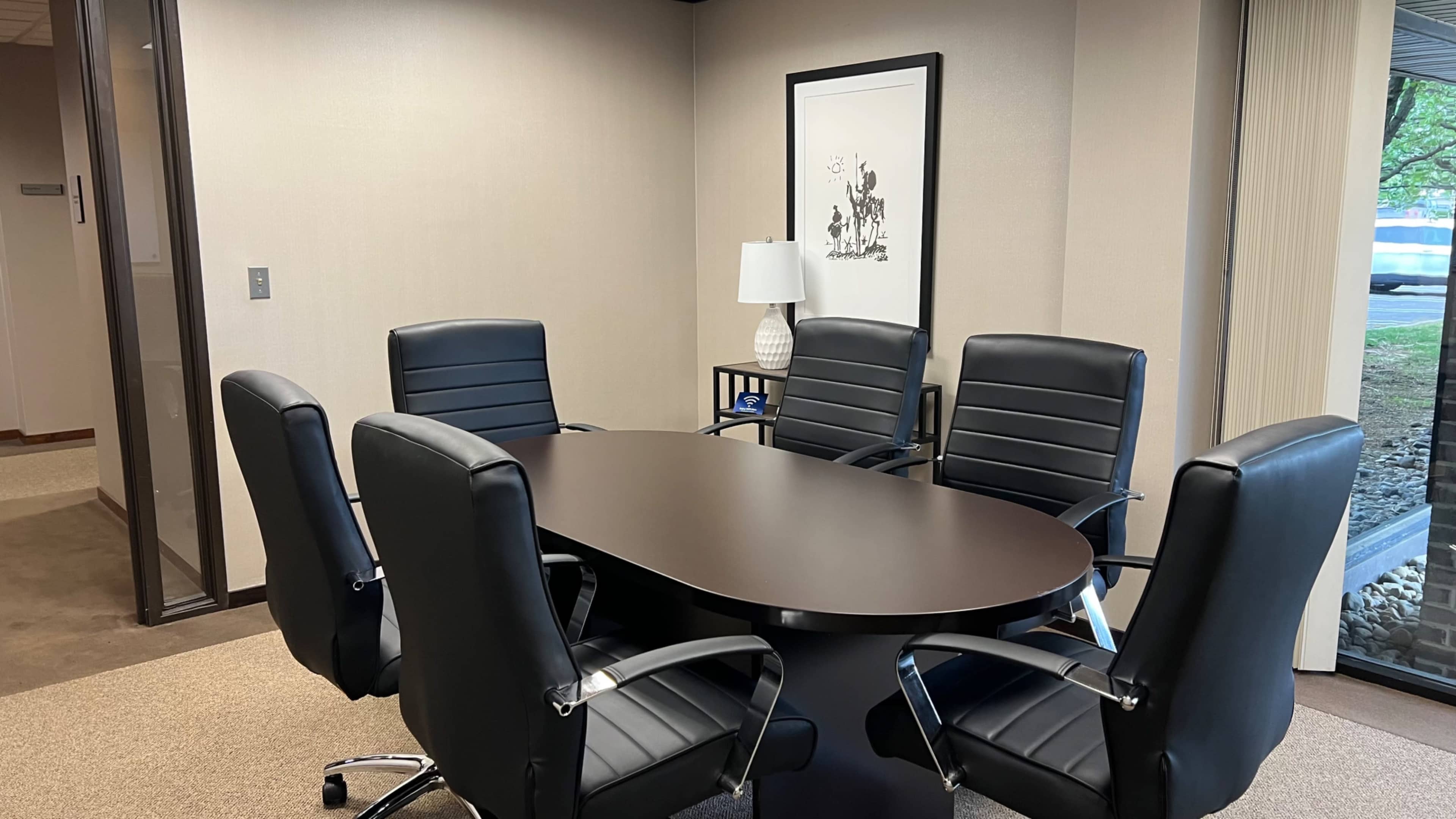Secluded Meeting Space for 6 in Livonia w/ TV Image in Livonia, Livonia, MI