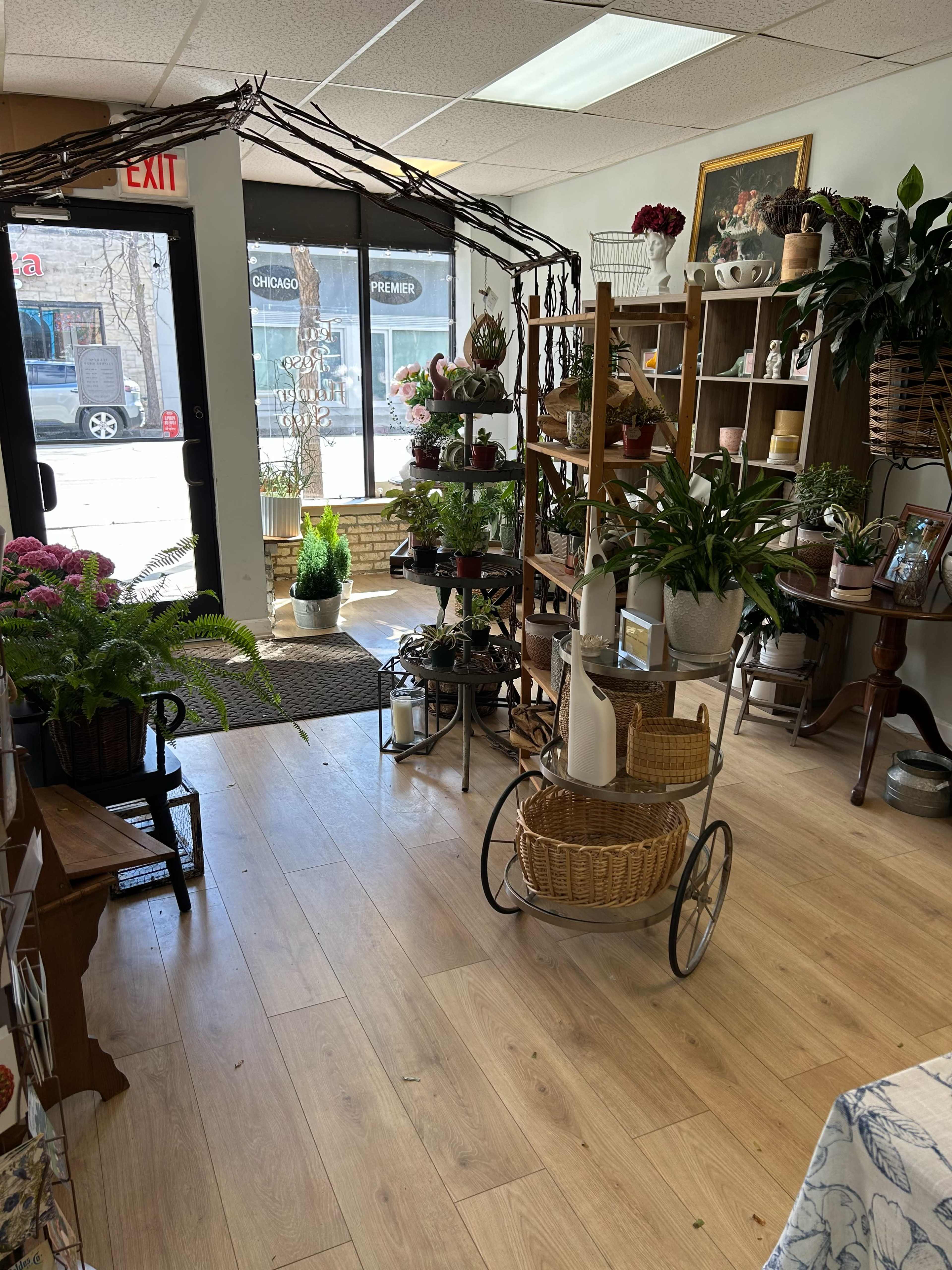 Artsy Urban Flower Shop Image in North Park, Chicago, IL