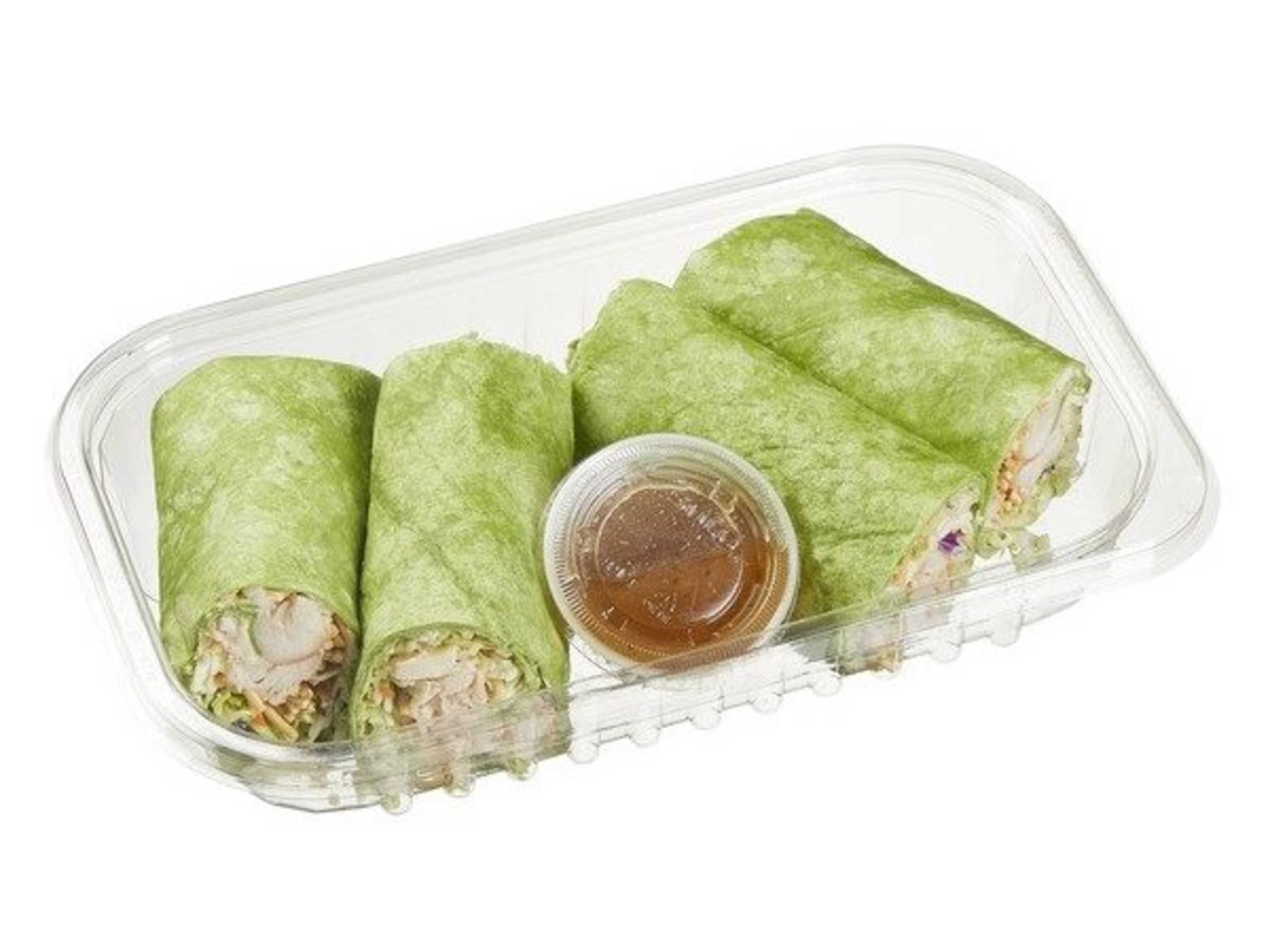 Rotisserie Chicken Asian Wrap With Dressing