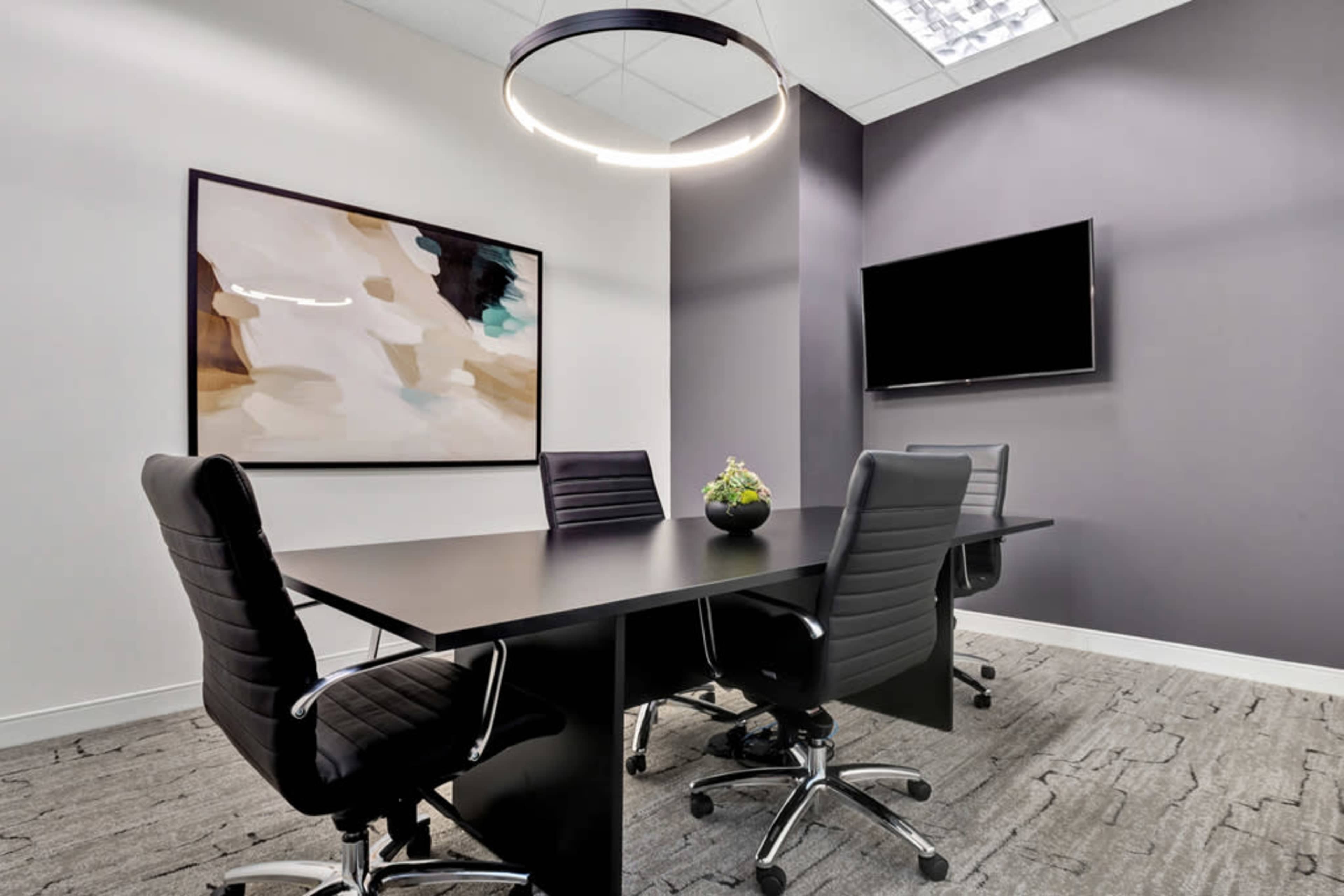 Modern 4 Person Meeting Room Image in Hall Office Park, Frisco, TX