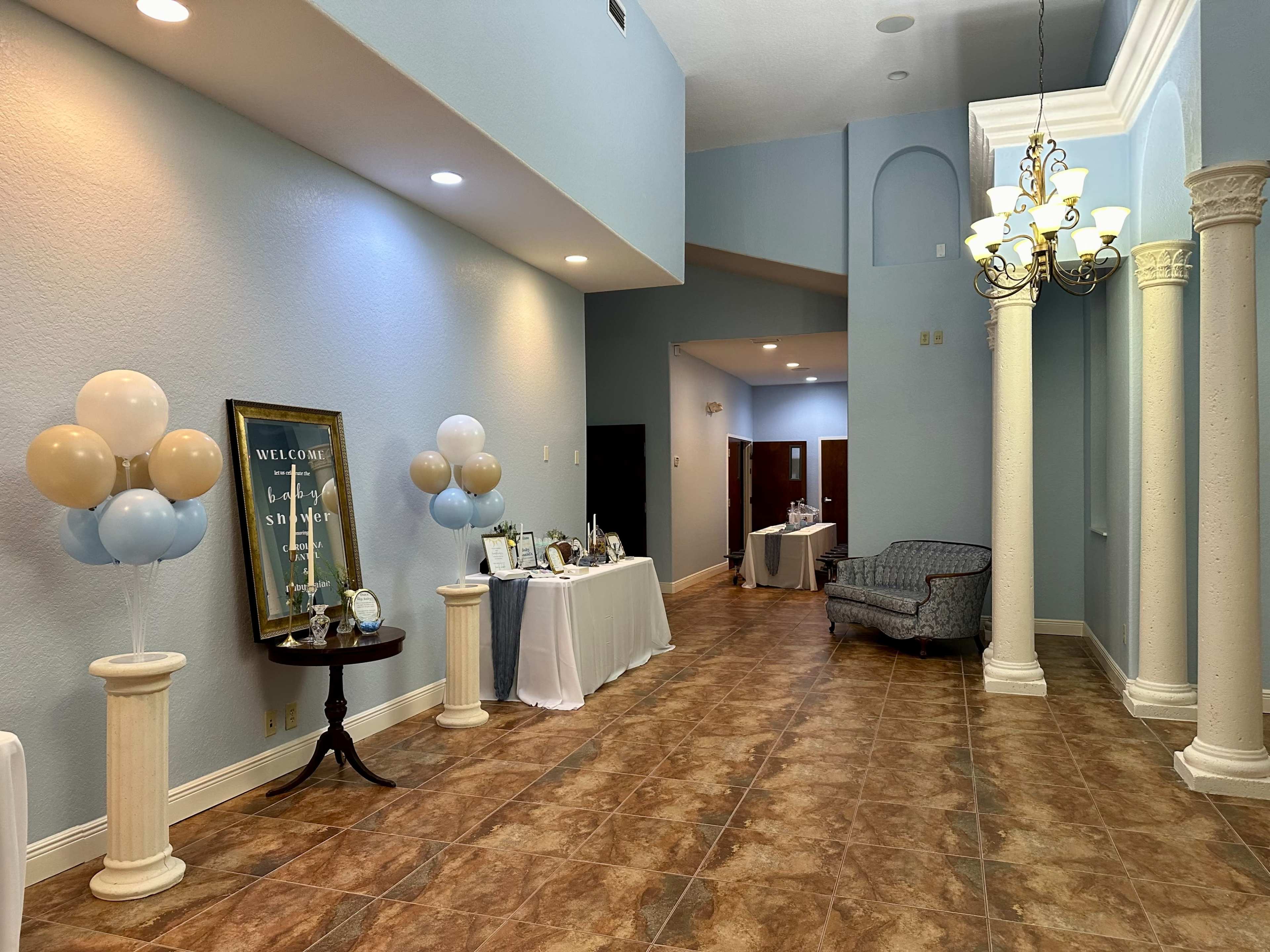 Banquet Hall with Covered Outdoor Area and Grand Foyer Image in Old Seminole Heights, Tampa, FL