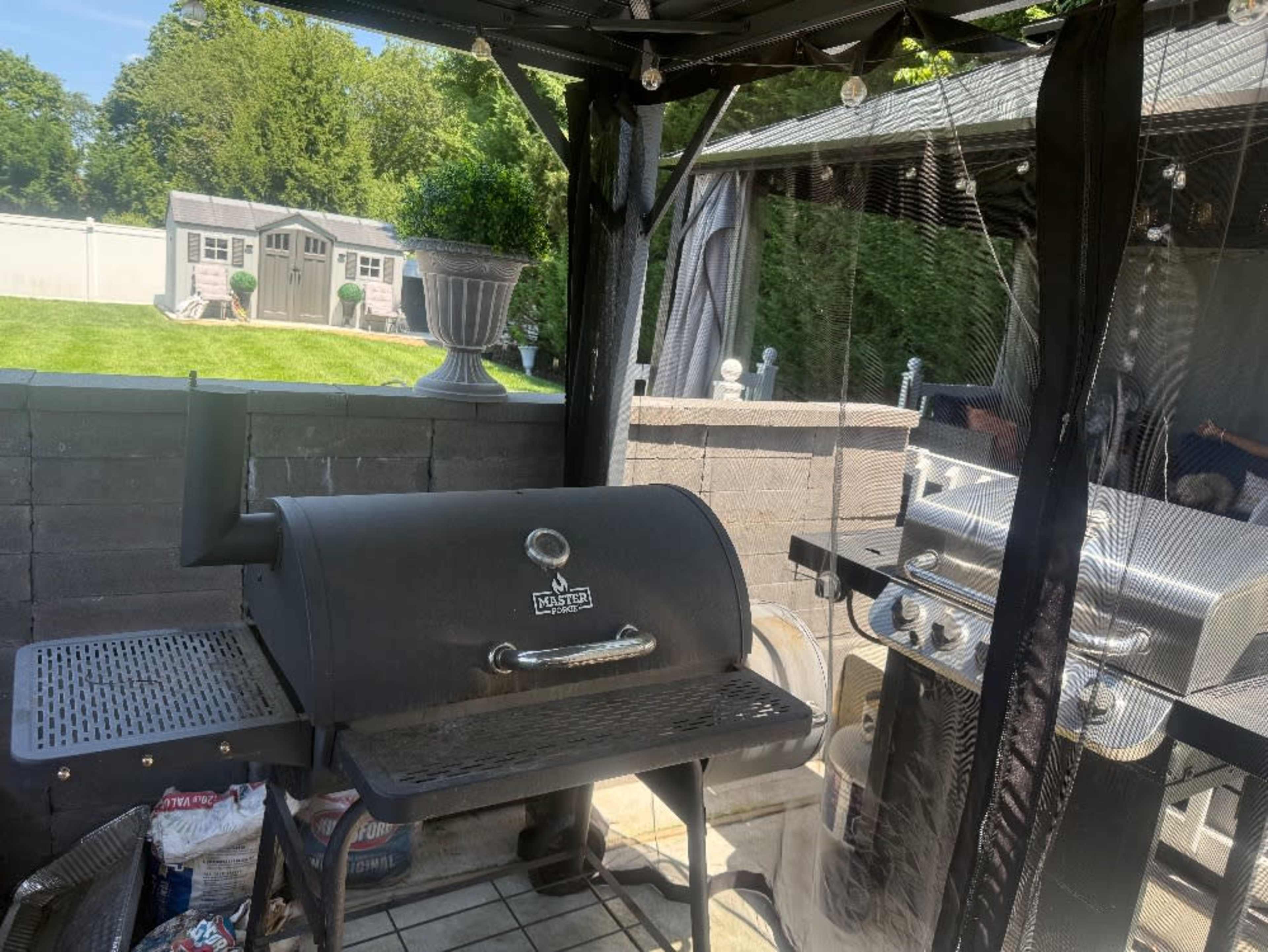 Gas or Charcoal Grill – $100