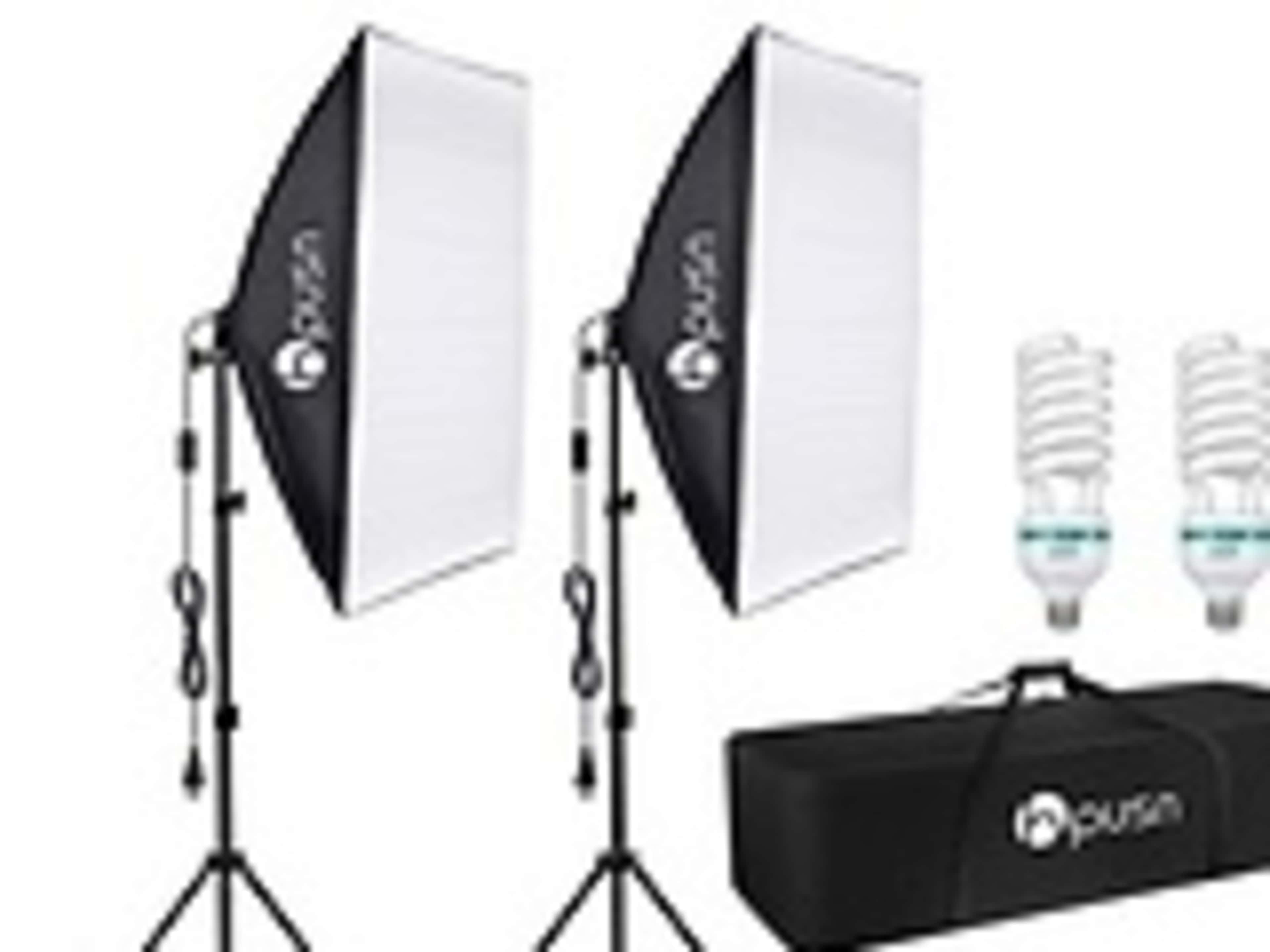 Soft box lighting kit