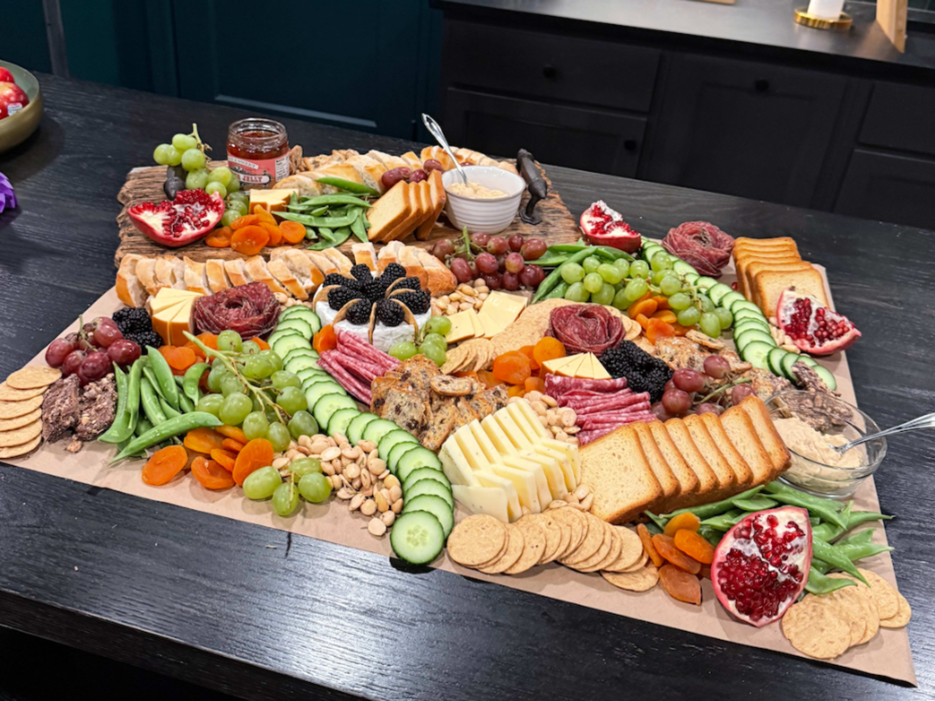Charcuterie Spread by Hive Boards