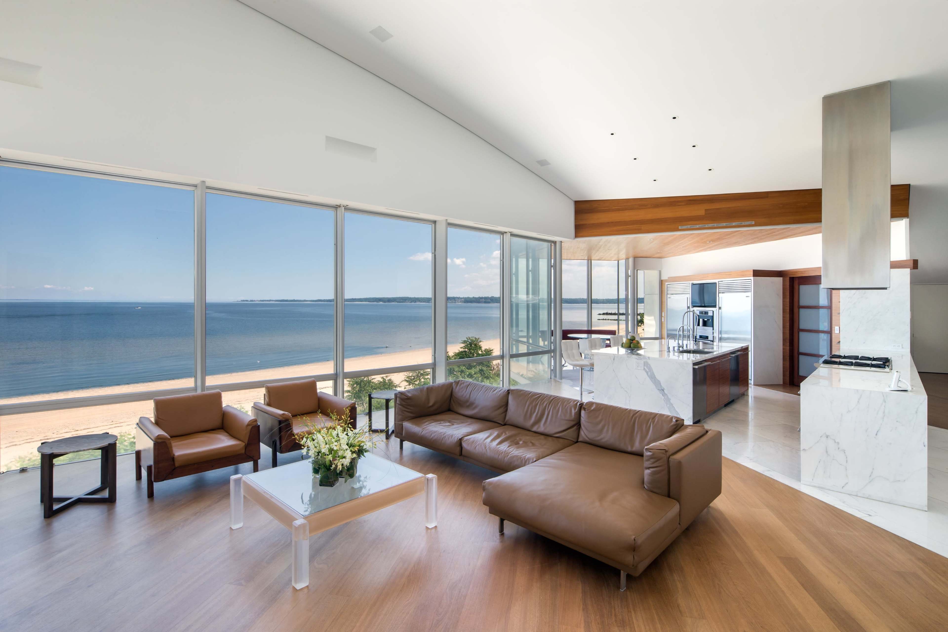 Waterfront Paradise with 300' Of Sandy Beach Image in North Hempstead, Sands Point, NY