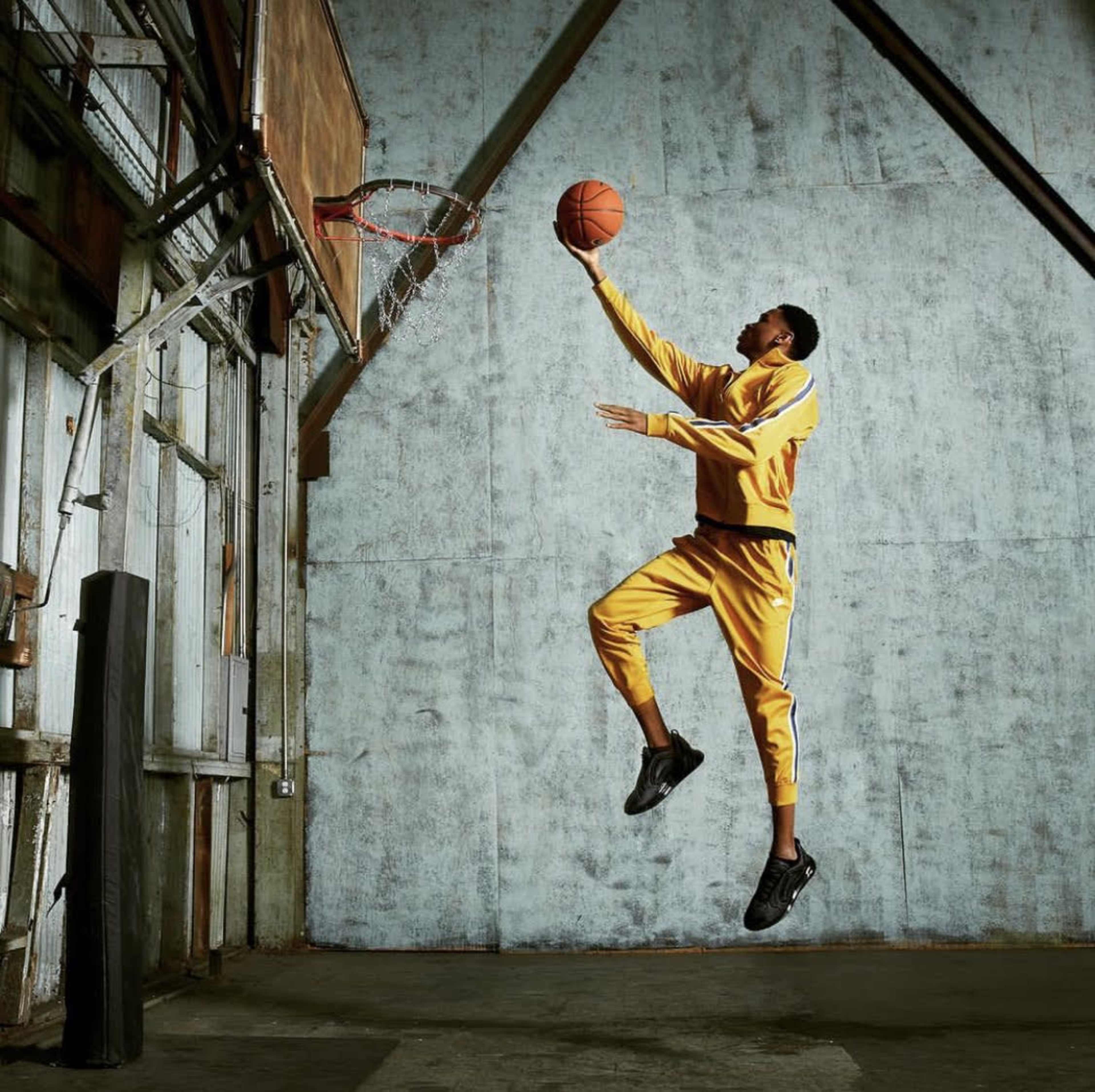 Industrial Warehouse Basketball Hoop Set Image in South Los Angeles, Los Angeles, CA