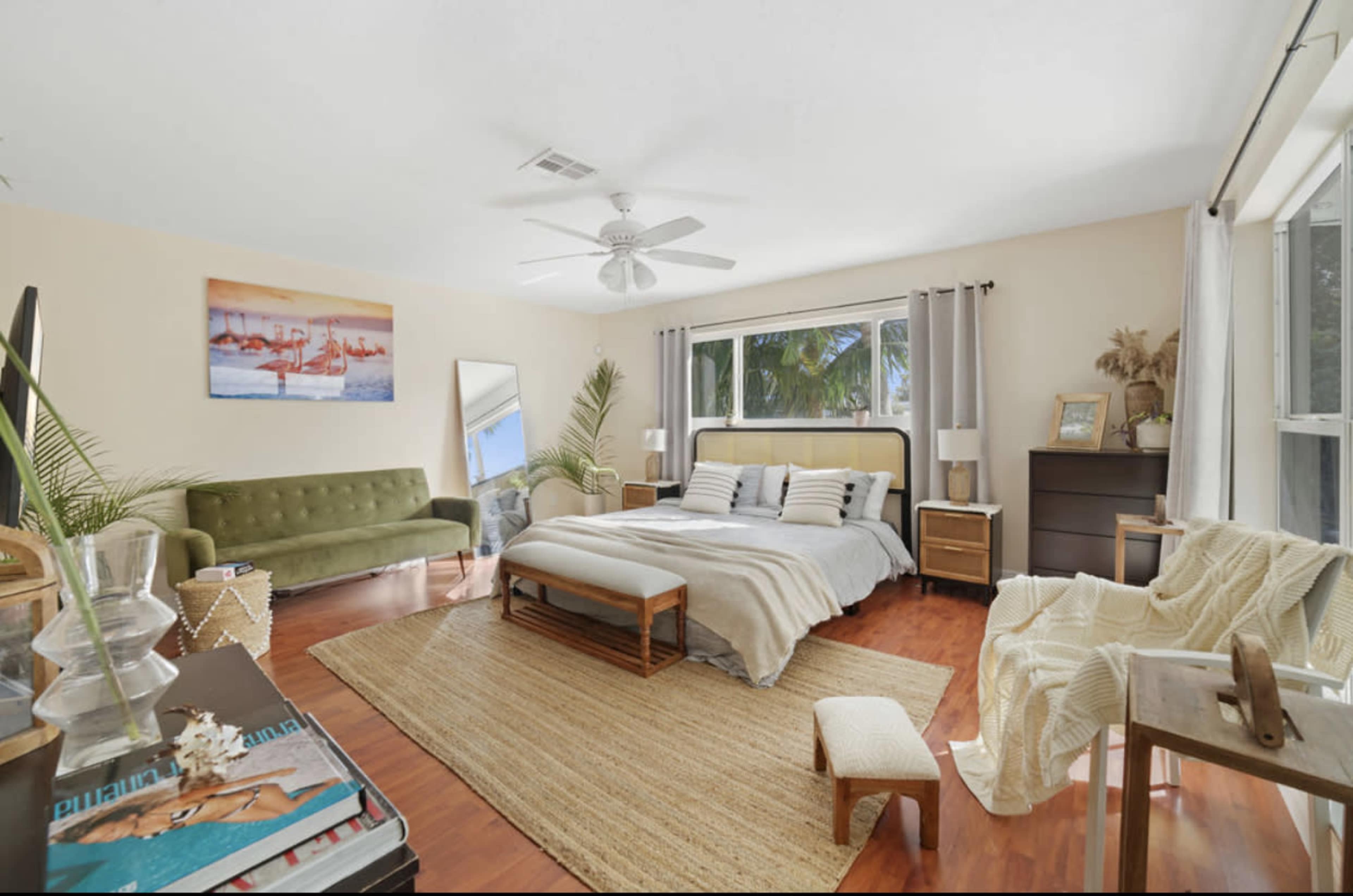 Waterfront Beach House w Pool, Hammock and Fireplace Image in North Central, Hollywood, FL