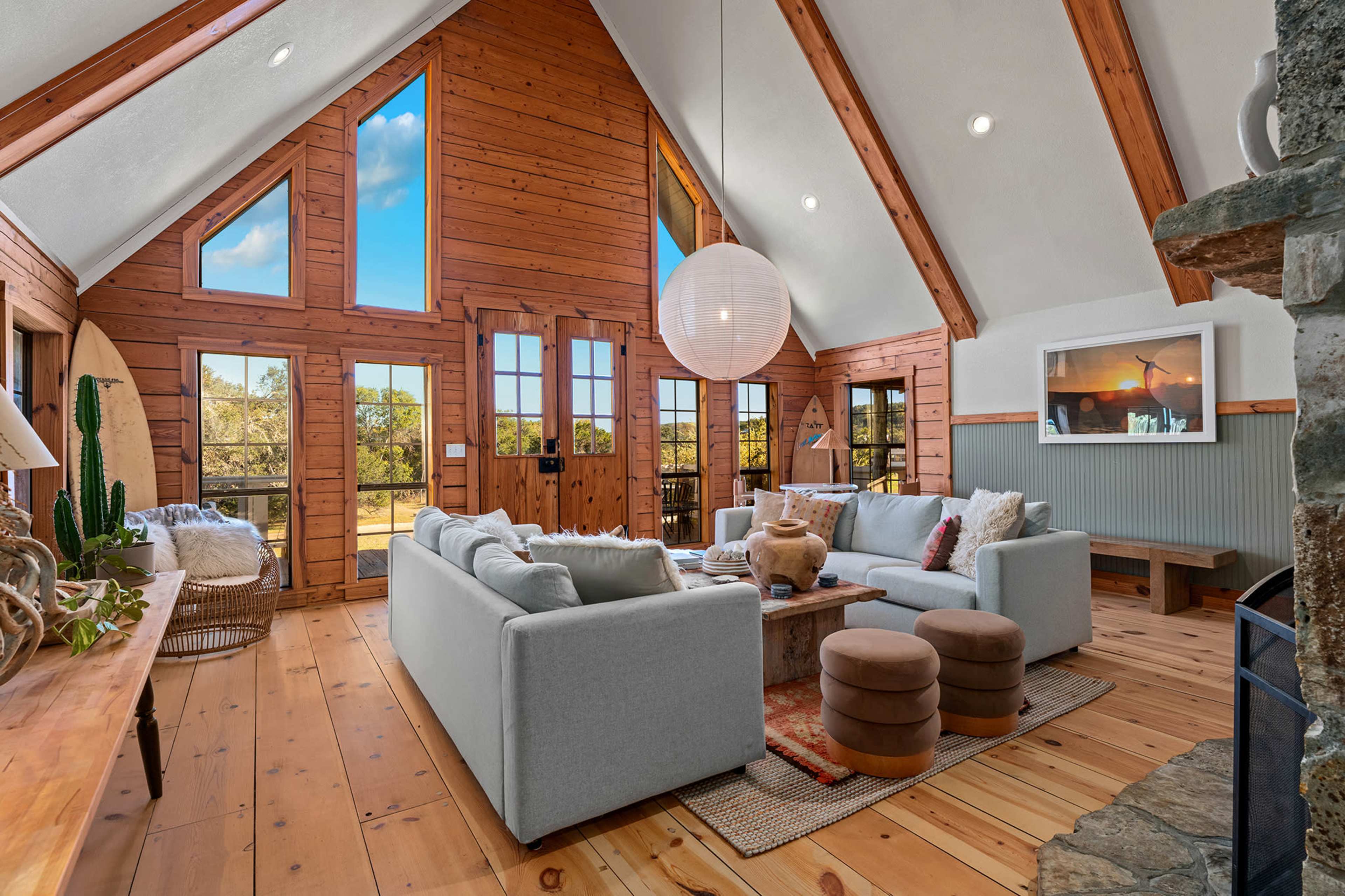 Stylish Log Cabin for Retreats & Creative Shoots Image in , Wimberley, TX