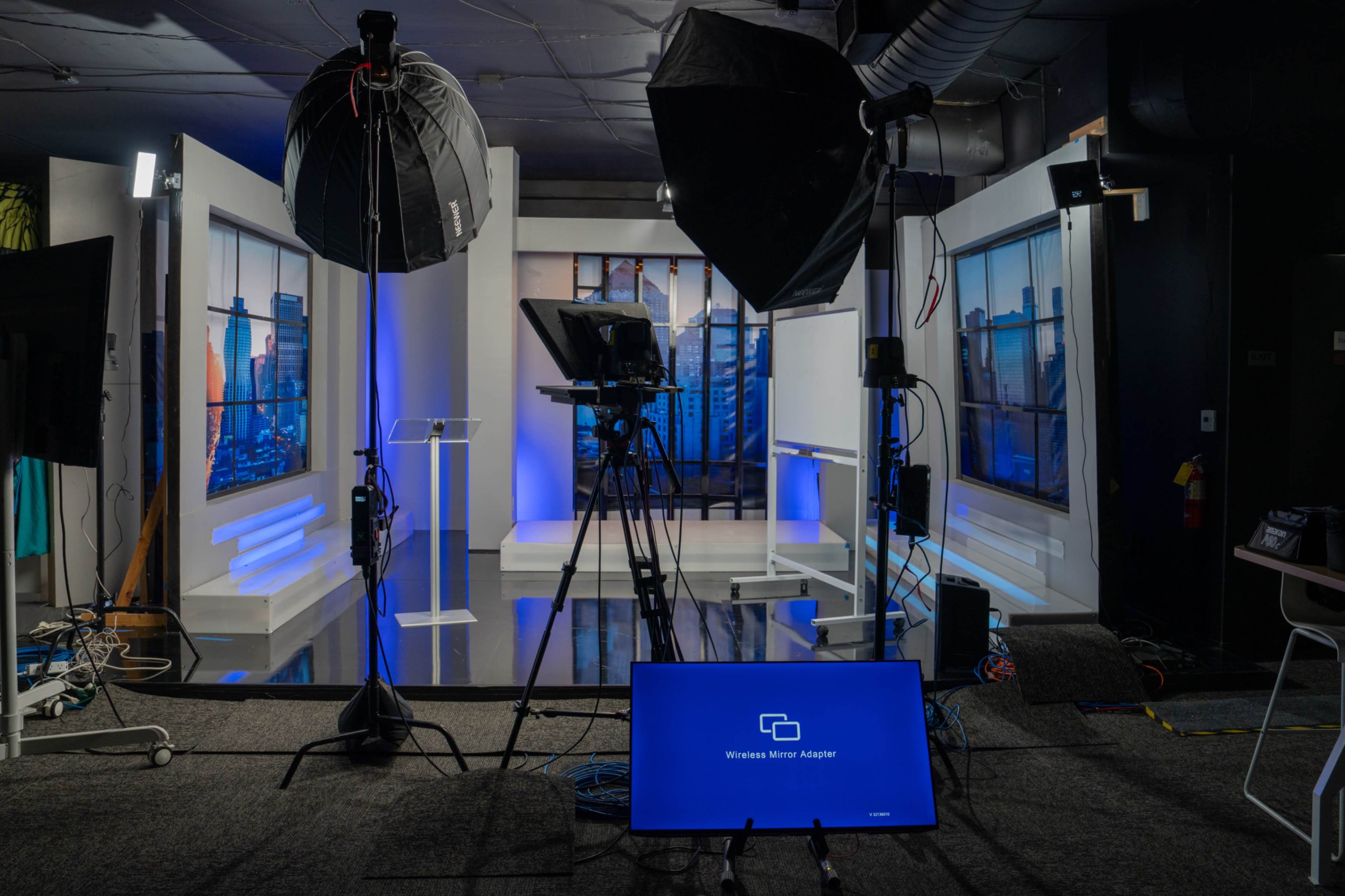 Creative Studio with Lights & City Backdrop – Irvine Image in Irvine Business Complex, Irvine, CA