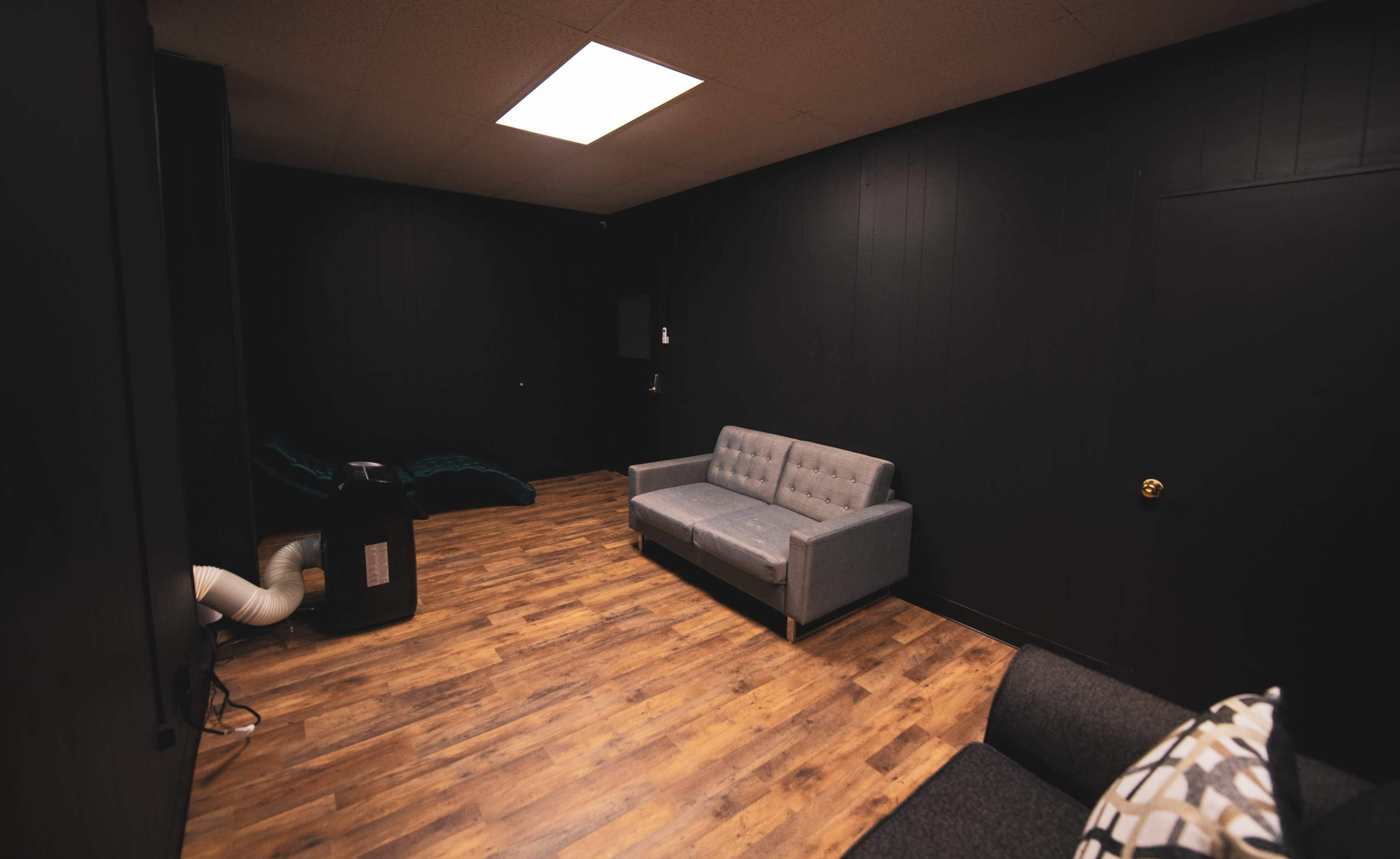 “Dynamic Black & Red Room Studio – Perfect for Boudoir, Creative Photography, & Video Content Creation” Image in Capitol View - Stifft Station, Little Rock, AR