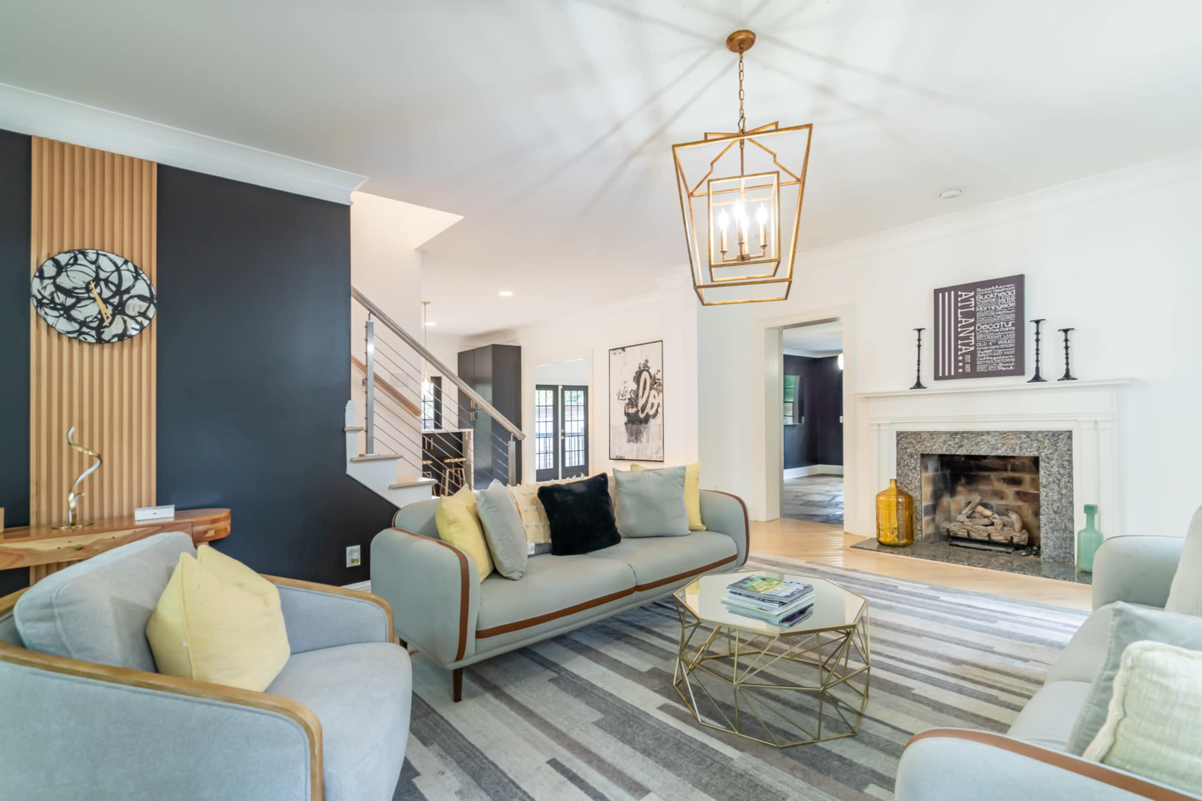 Luxurious Black House in Buckhead Atlanta Image in Buckhead, Atlanta, GA