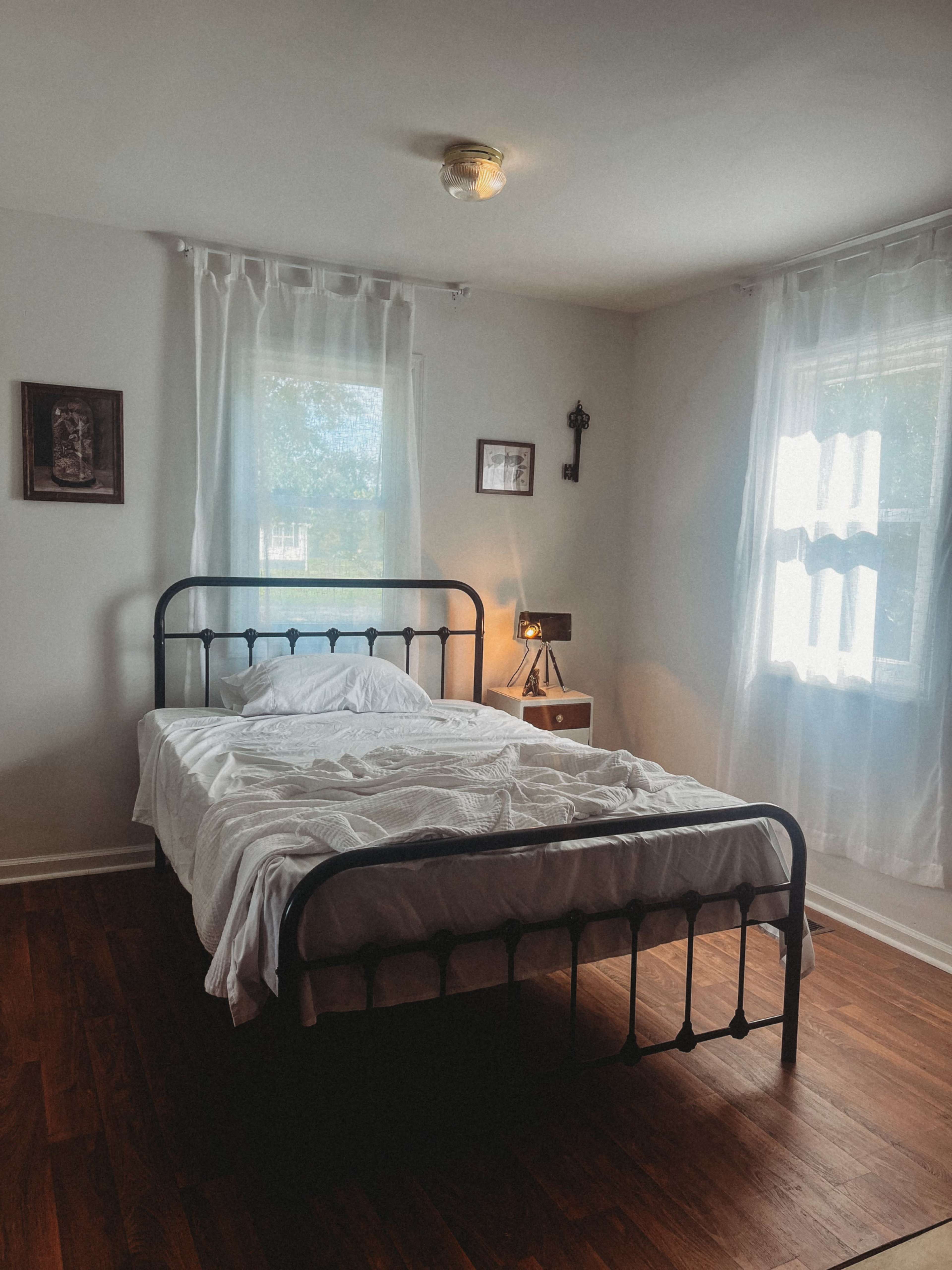 Secluded Stylized Home with Covered Porch and Scenic Yard Image in , Willow Spring, NC
