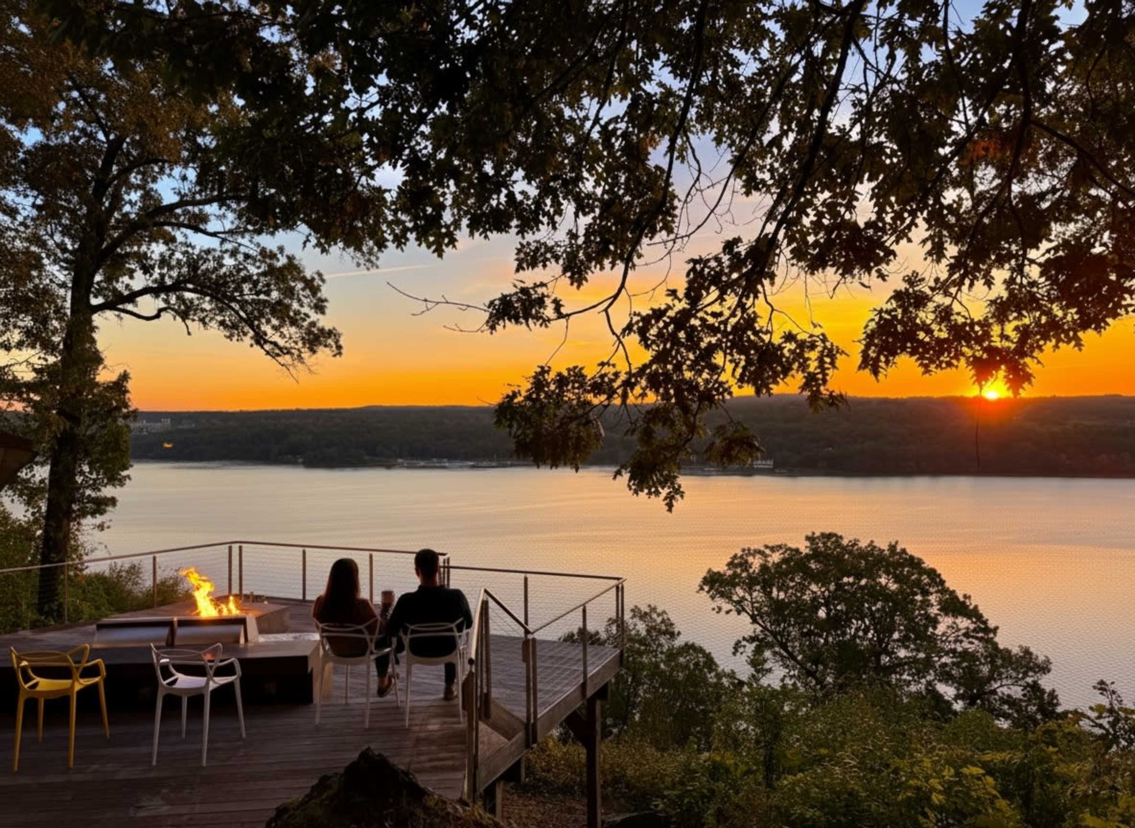 Hudson Valley River House • Stargaze & Sun Views! Image in Lloyd, Highland, NY