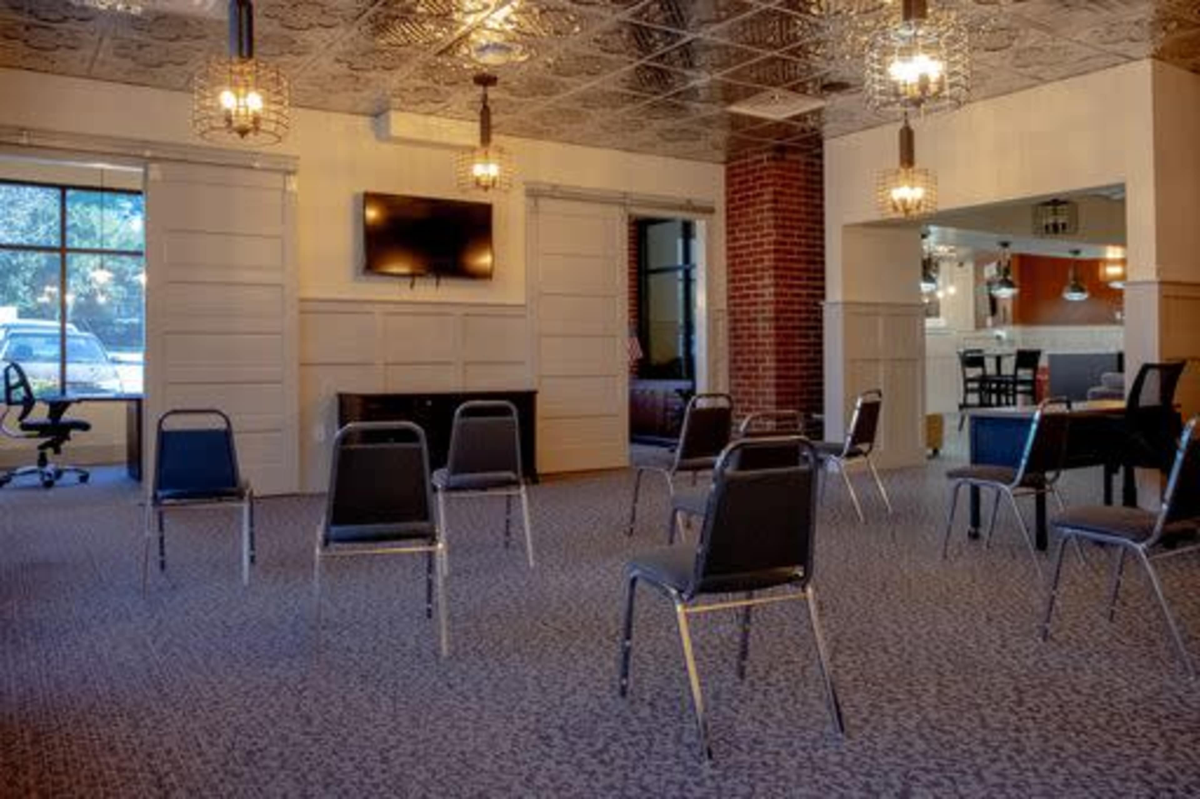 Urban, main street Coworking and Venue hall space with a rustic/indutrial design Image in , Rolesville, NC