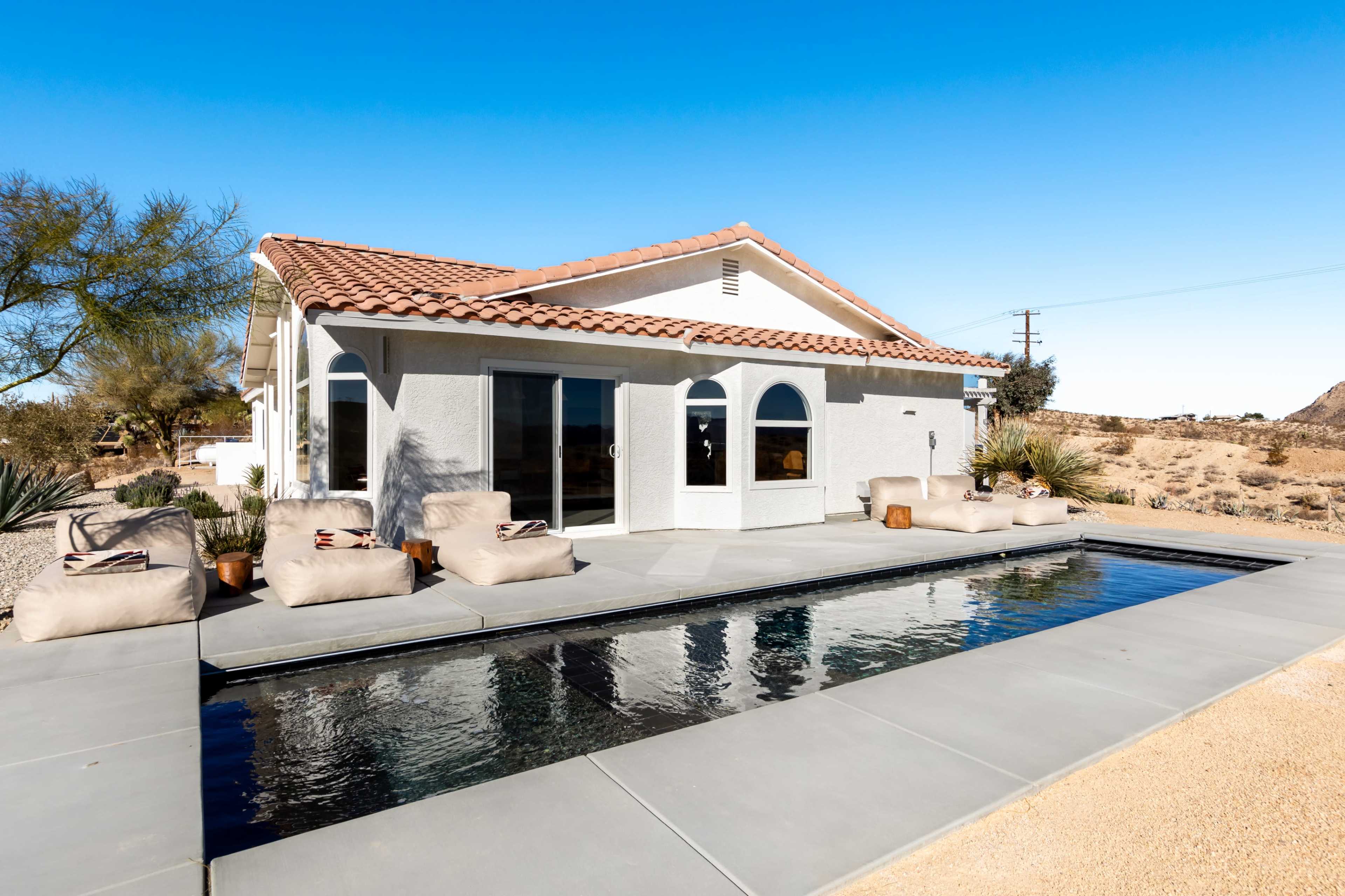 Designer Joshua Tree Retreat | Desert Views | Pool Image in Yucca Valley, Yucca Valley, CA