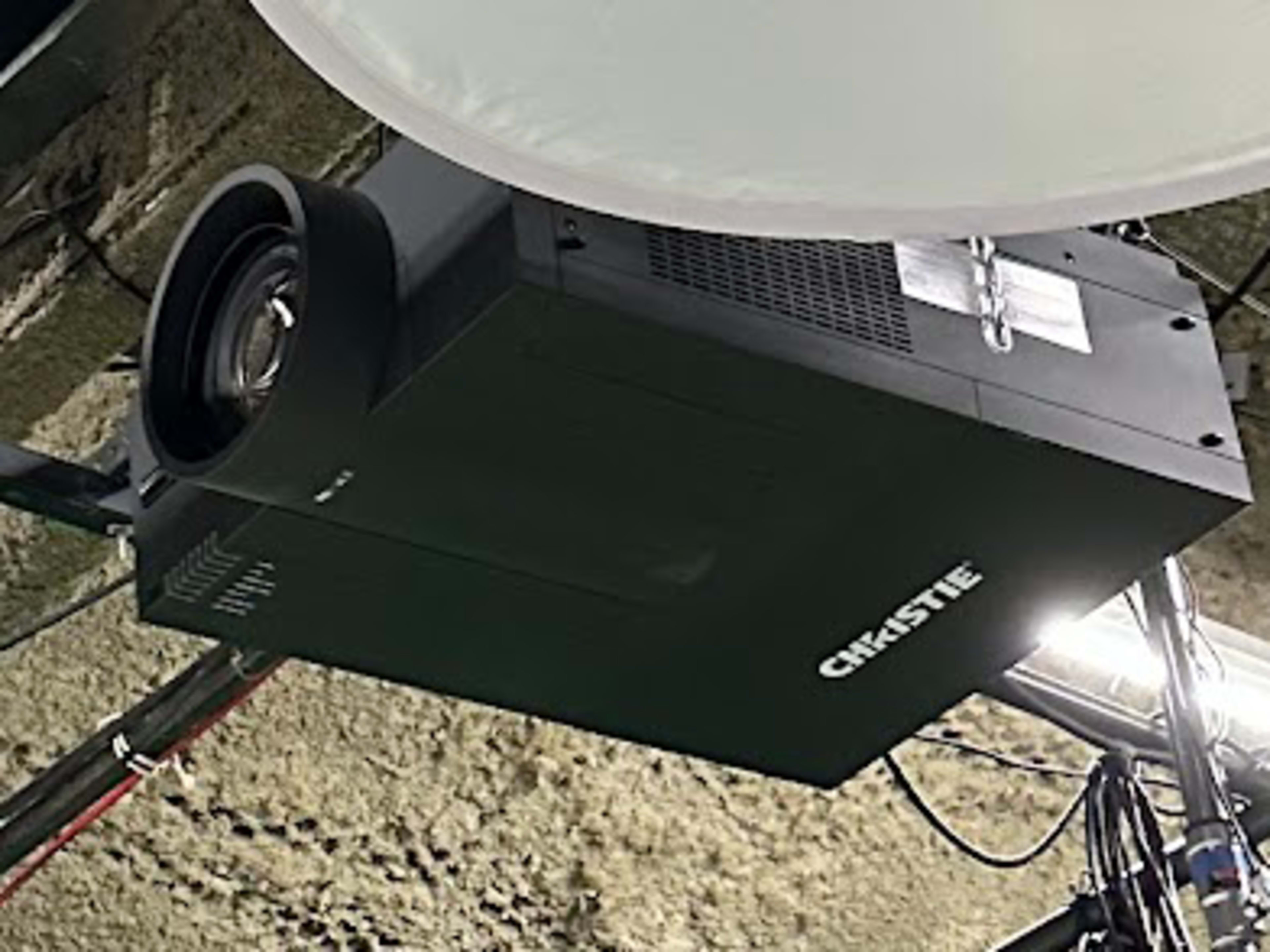 10,000 lm Christie Projector