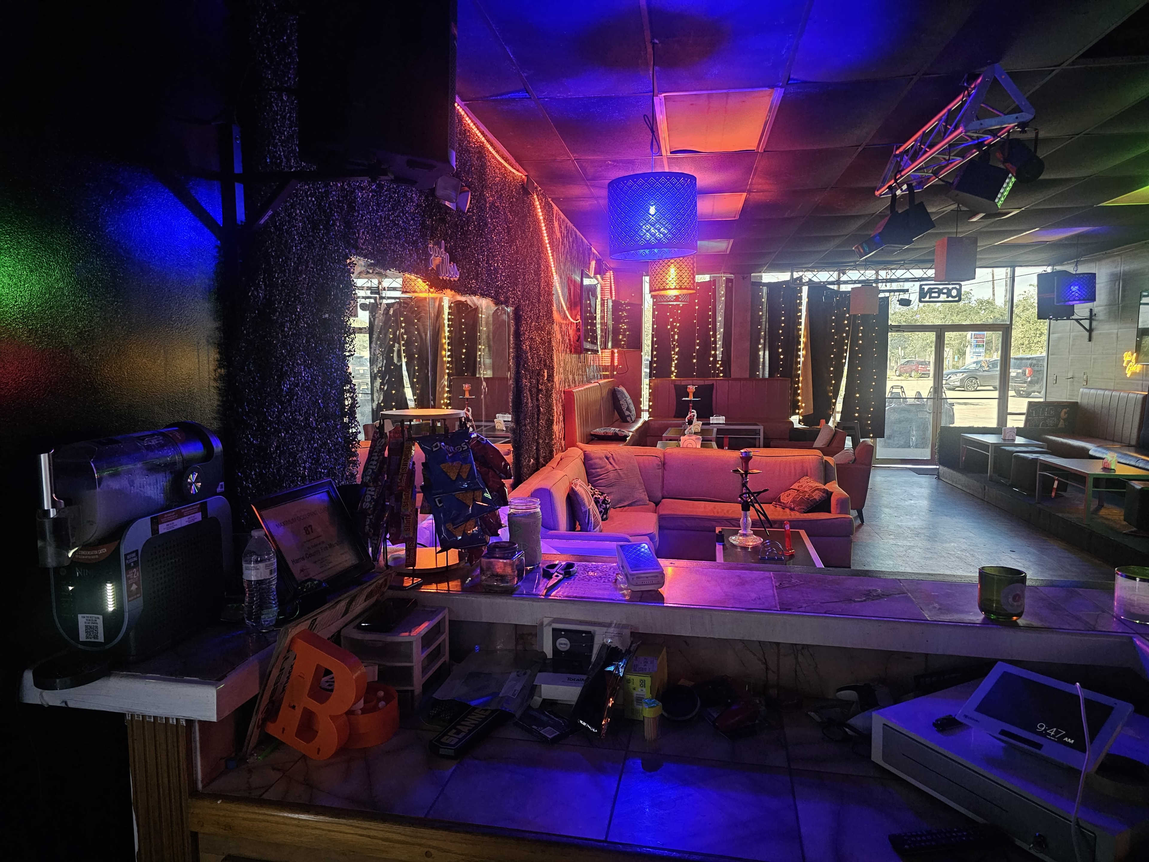 Nice spacious hookah lounge on the outskirts of the city Image in Houston, katy, TX