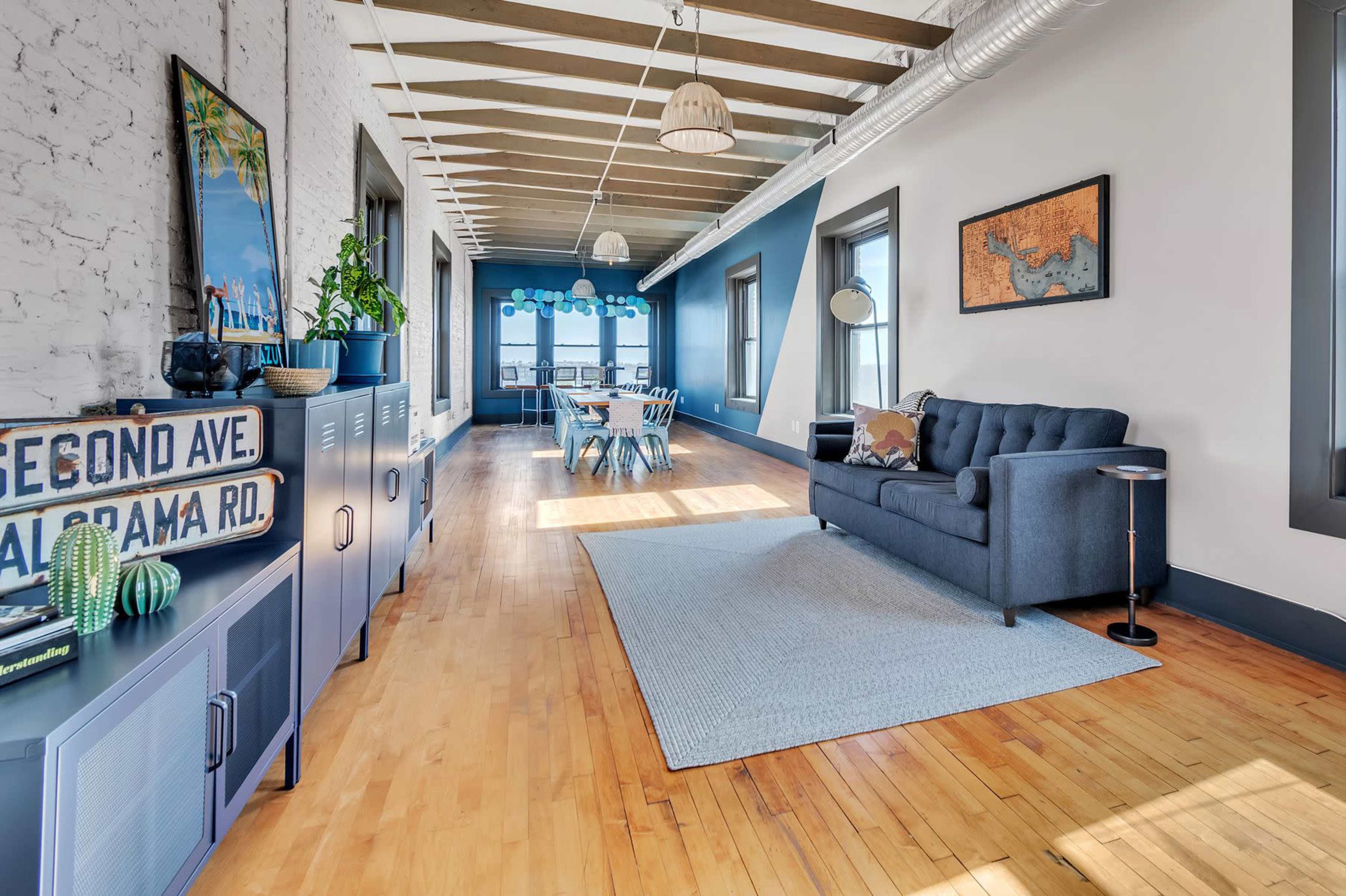 Chic Urban Loft with City View Image in Canton, Baltimore, MD