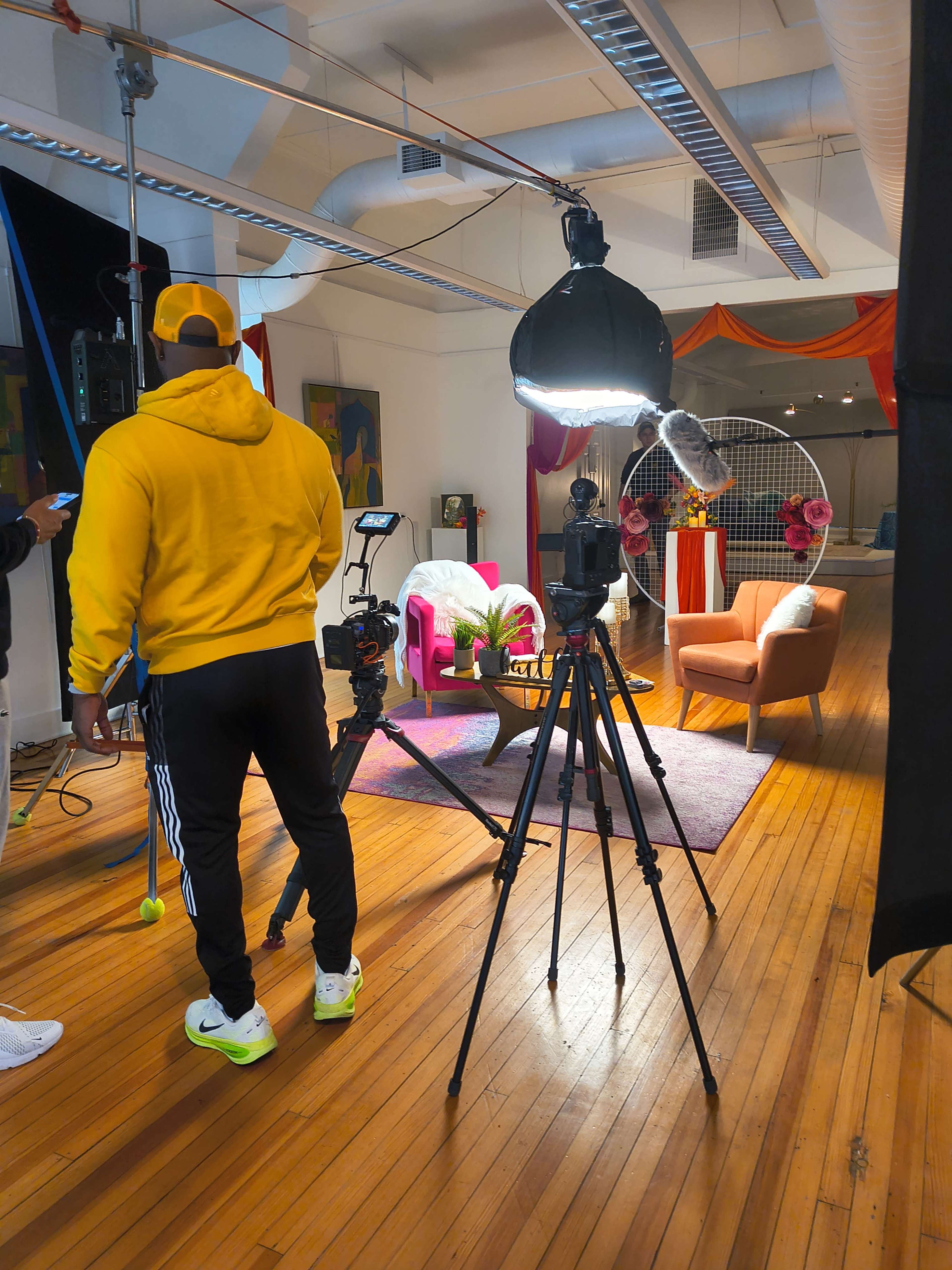 Art-Filled Creative Studio for Photo, Video & Podcast Production Image in Sharpsburg, Pittsburgh, PA