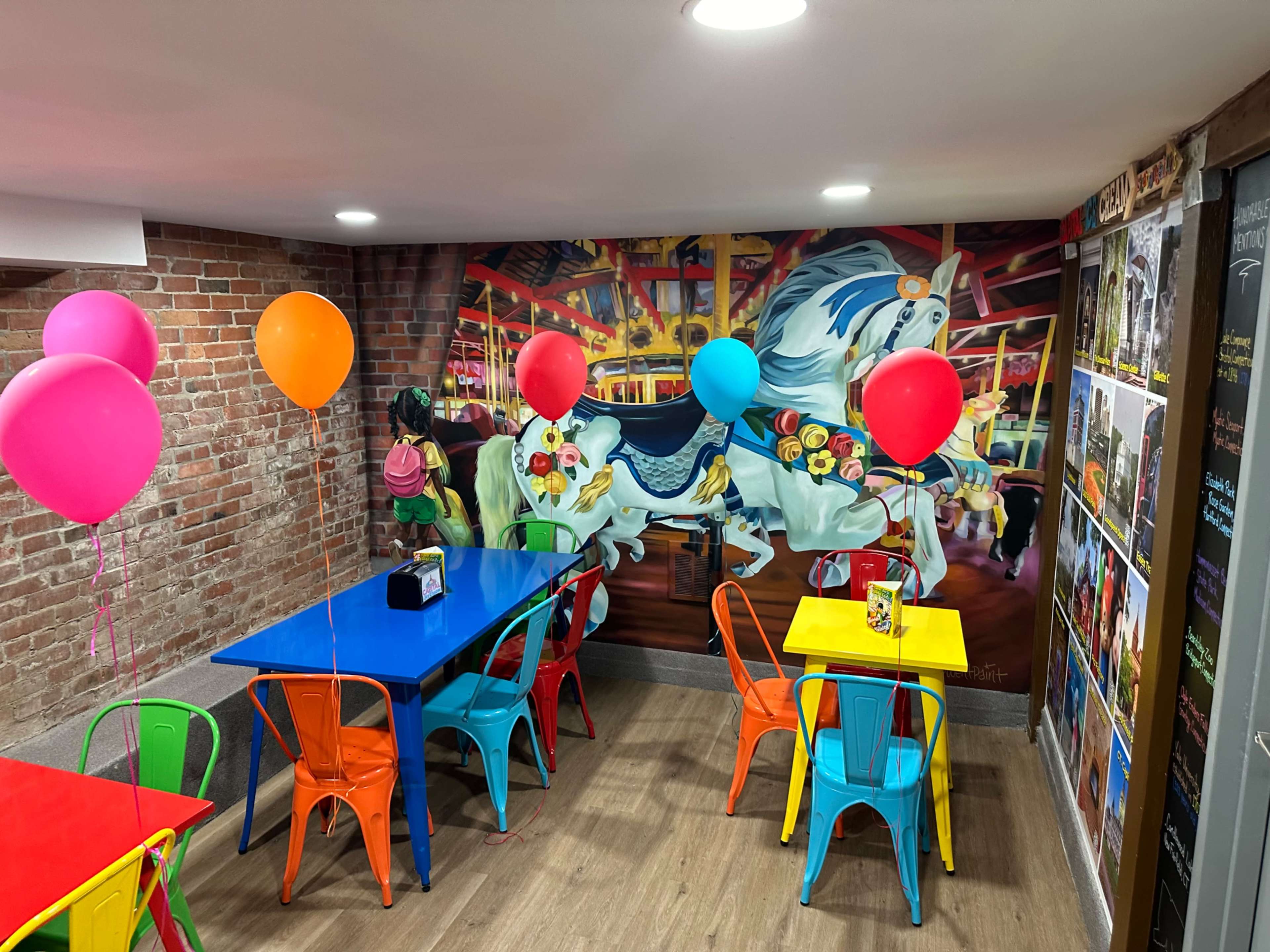 Vibrant Colorful Event Space Image in Frog Hollow, Hartford, CT