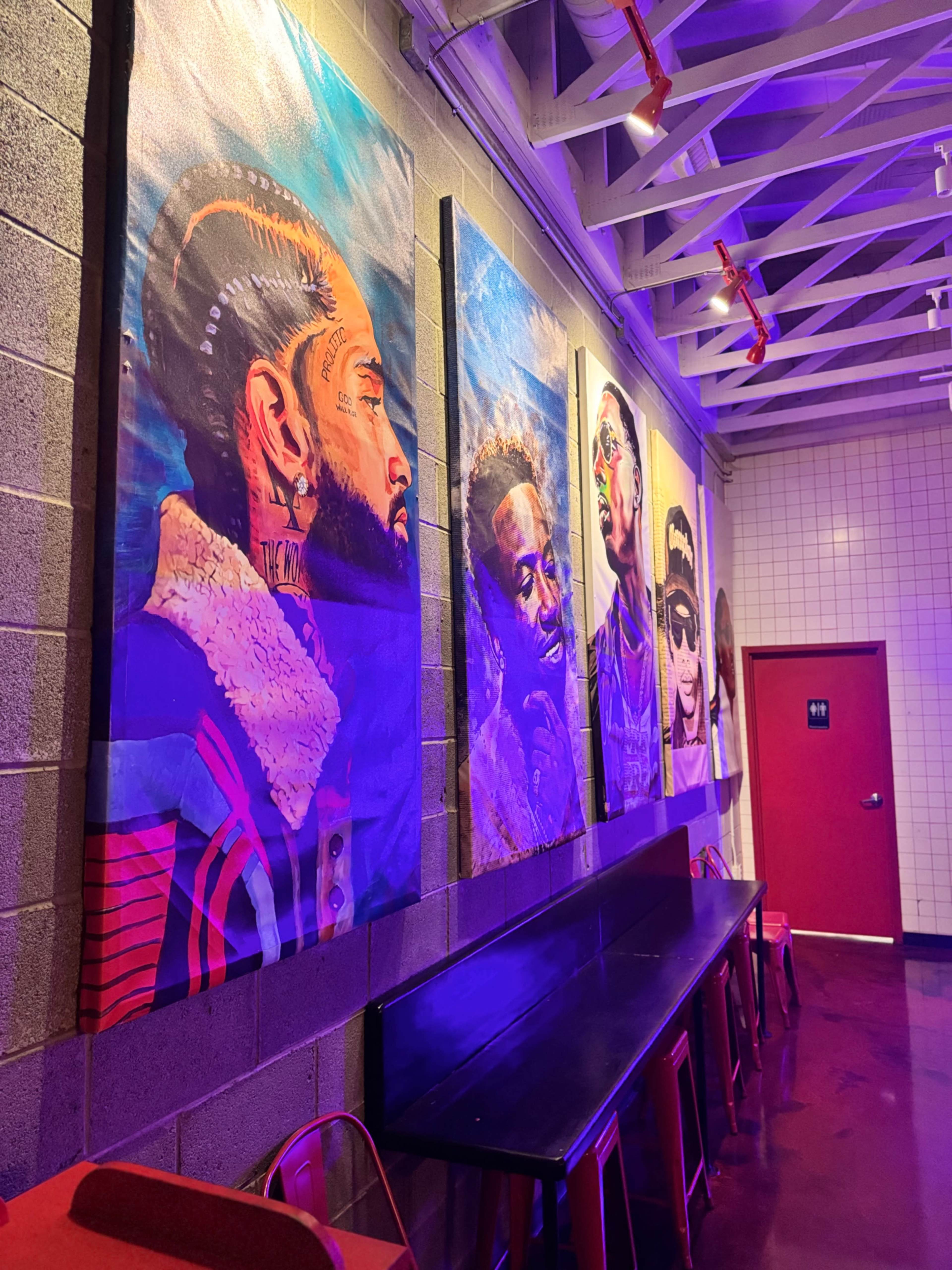 Art gallery  inspired restaurant  with outdoor seating Image in Jones/Buena Vista, Nashville, TN