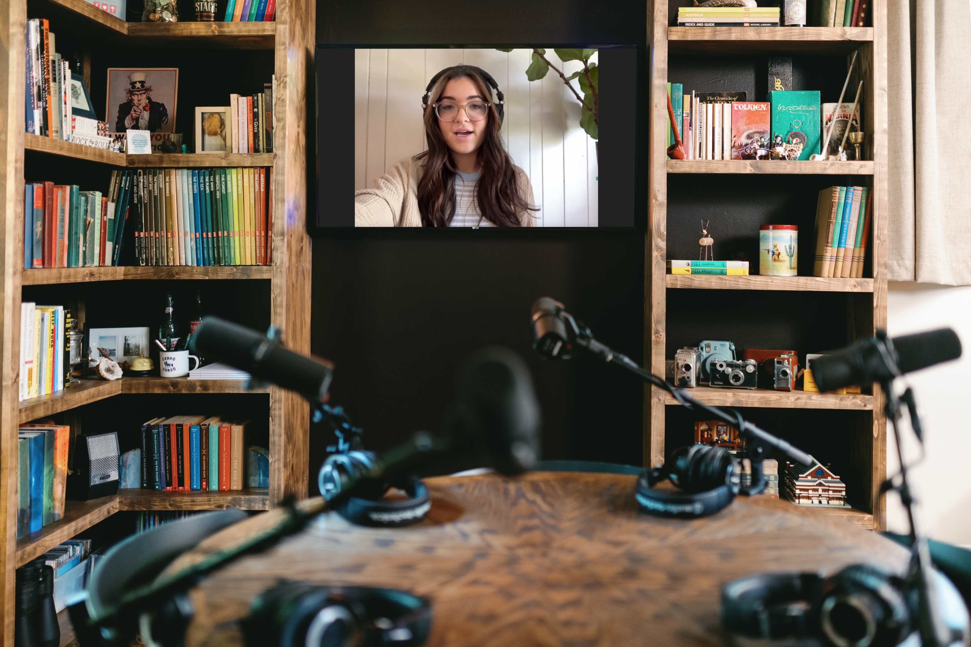 Eclectic library podcast/video studio in South Nashville Image in Crieve Hall, Nashville, TN