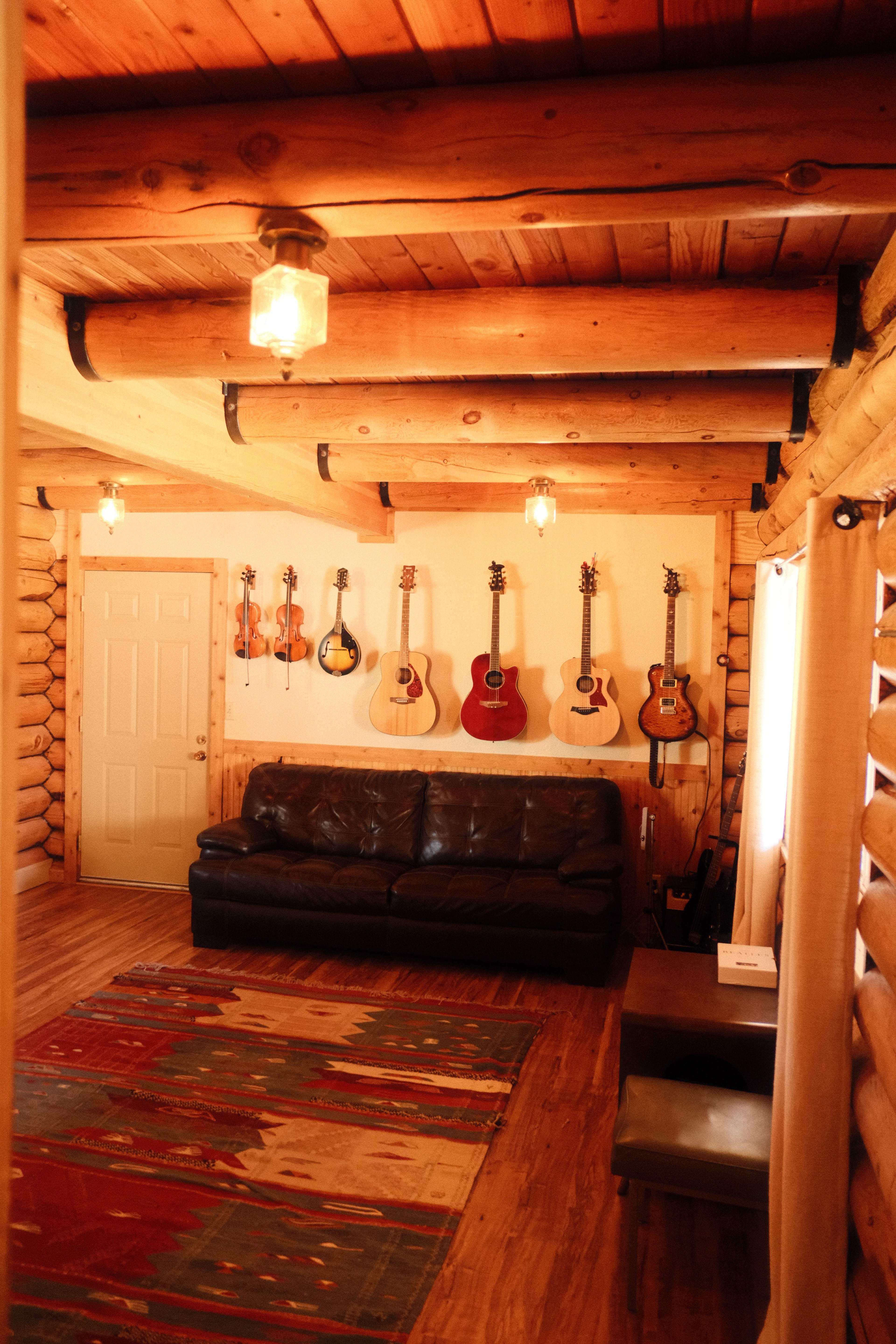 Rustic 1970s Log Cabin with Music Den, Creek & Yard Image in Lindon, Lindon, UT