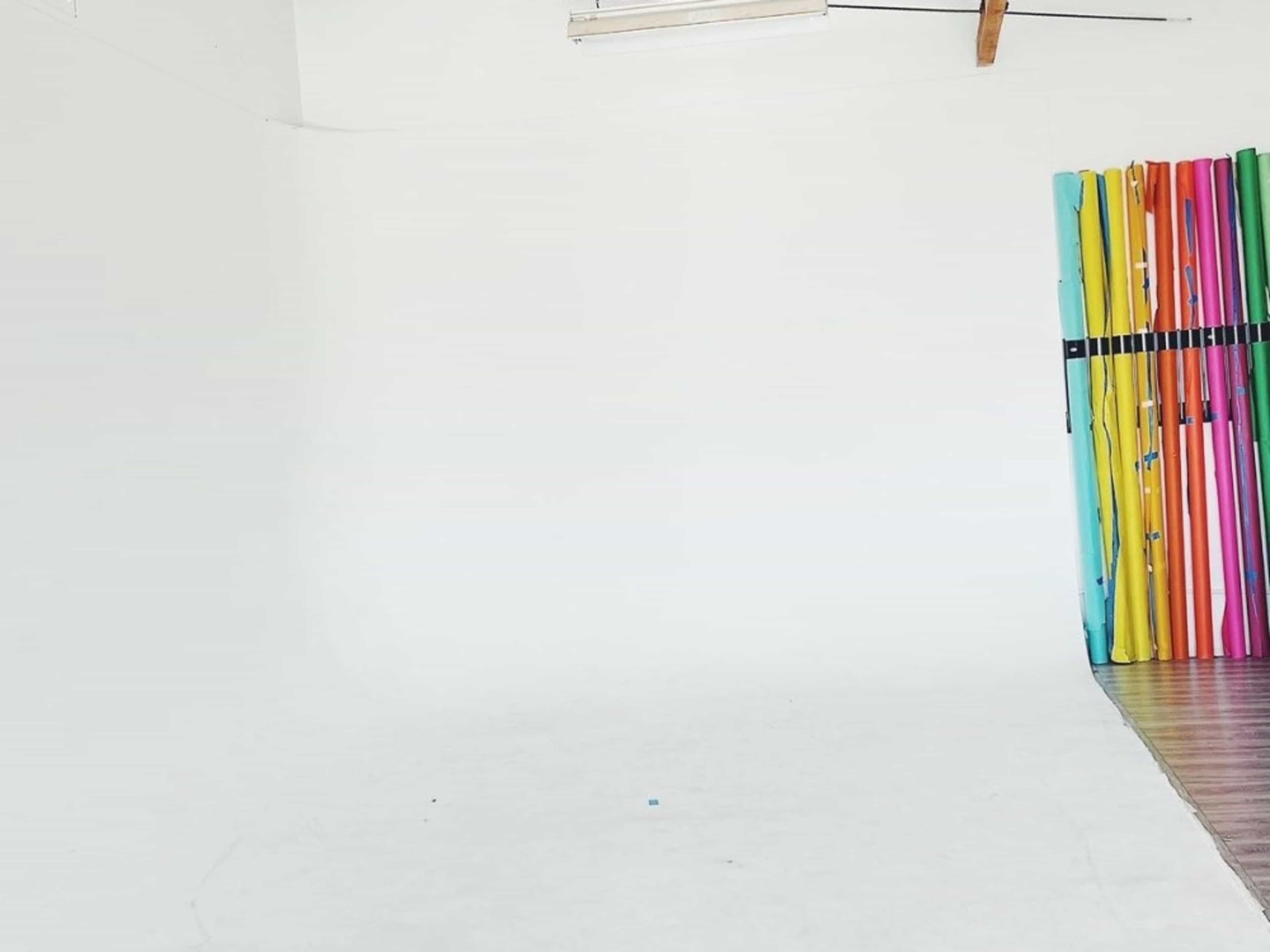 Fresh painted cycwall