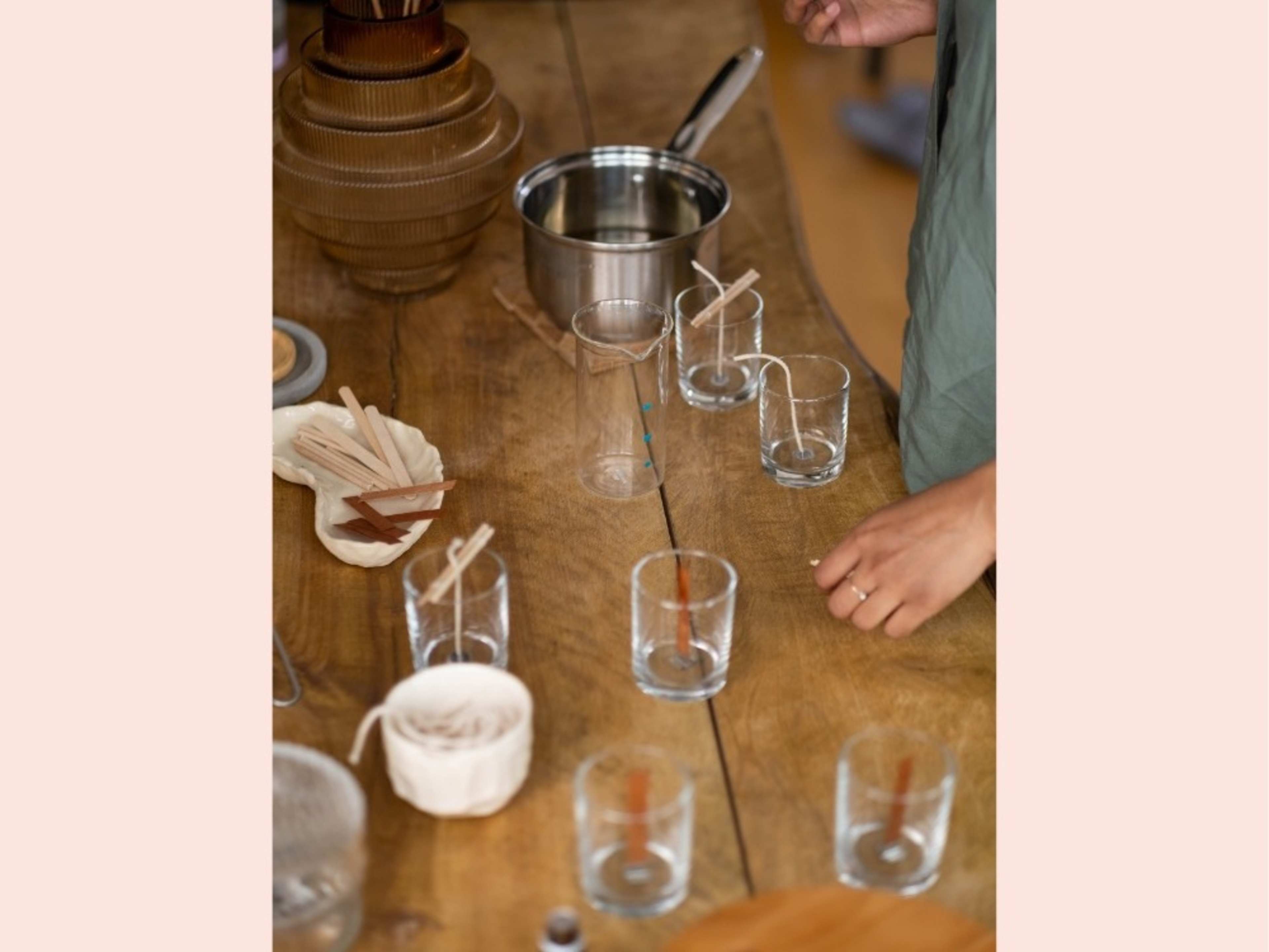 Candle making class/ party favors