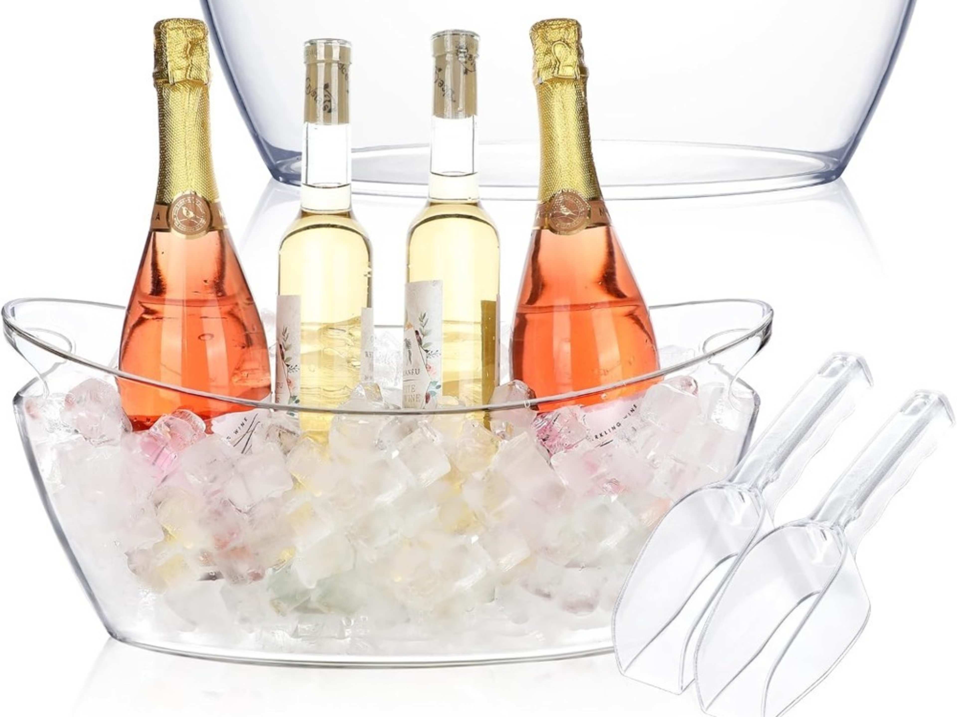 ❄️✨ Sleek & Chic: Acrylic Ice Bucket Rental ✨❄️