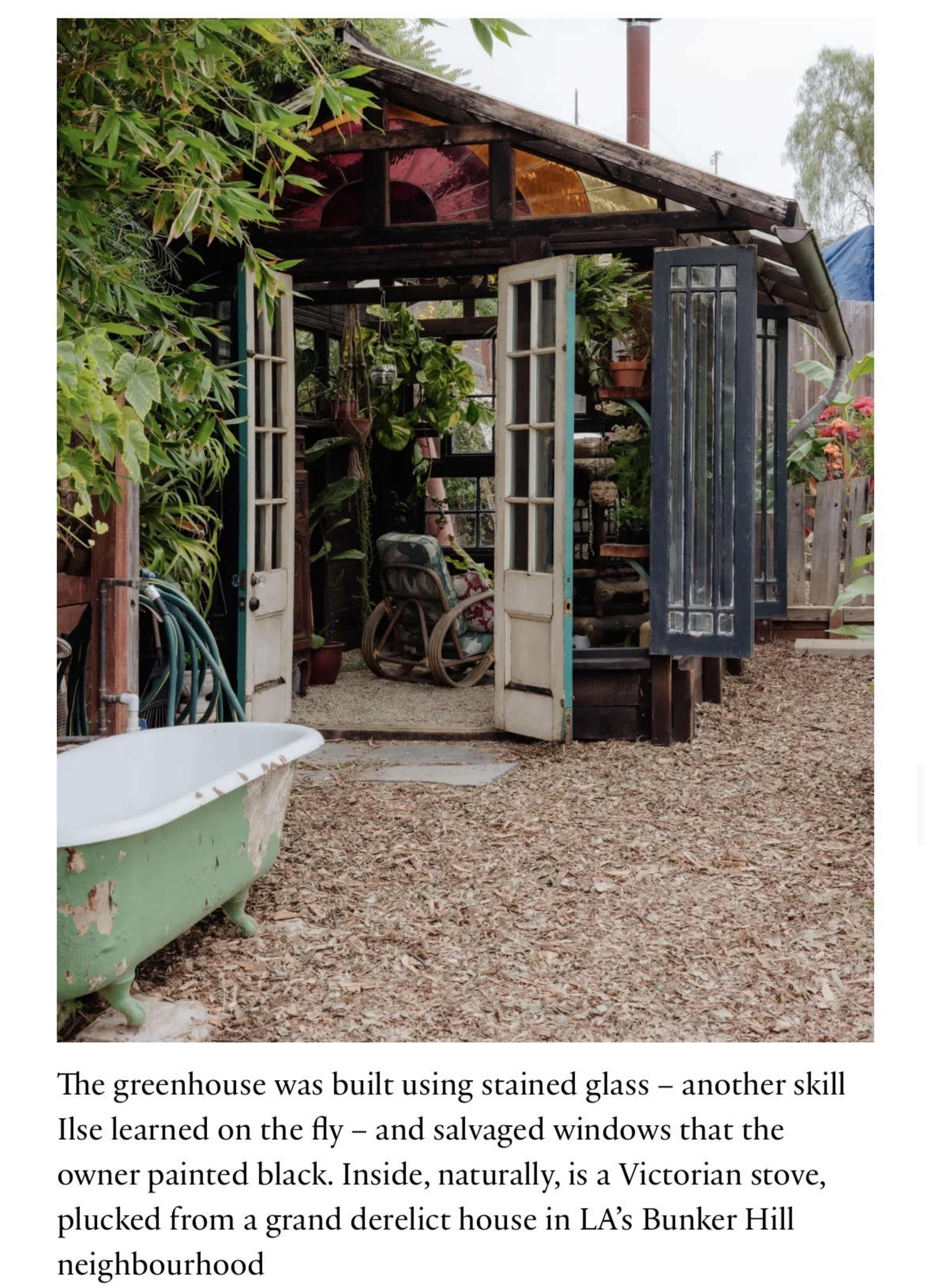 Bohemian Urban Farm&Garden with Greenhouse Image in Northeast Los Angeles, Los Angeles, CA