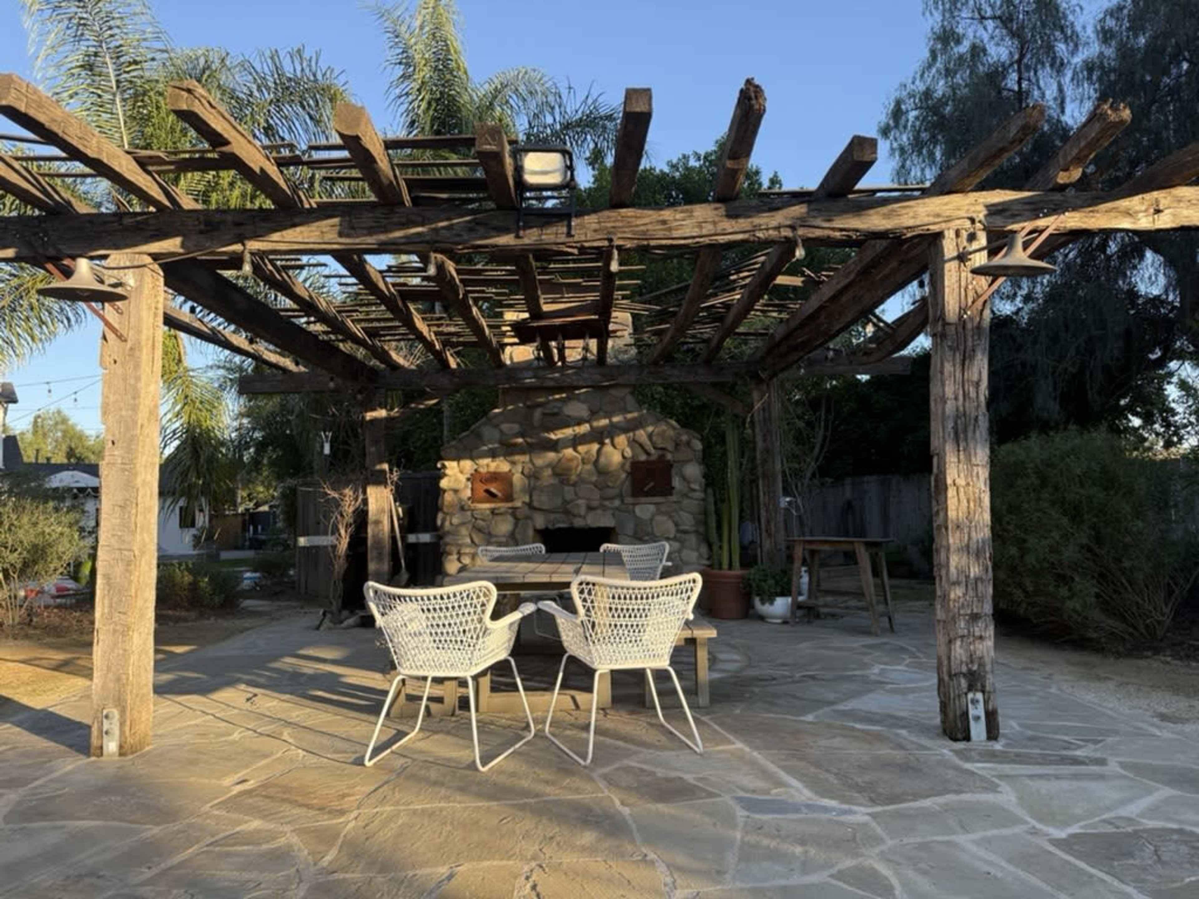 Beautiful Ojai Garden and Pool with sunset Mountain Views Image in , Ojai, CA