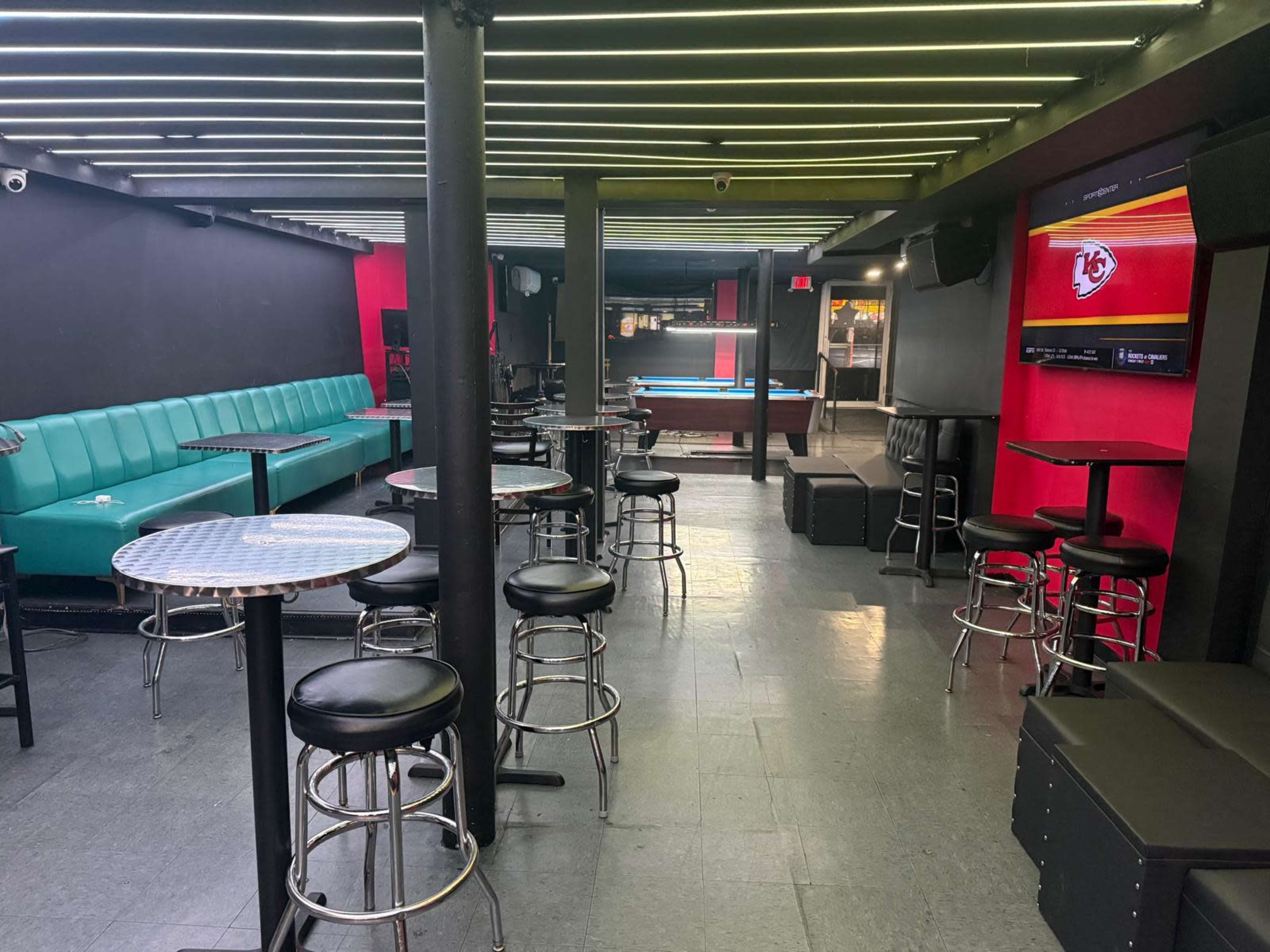 Billiard Pool Hall Image in West Harlem, New York, NY