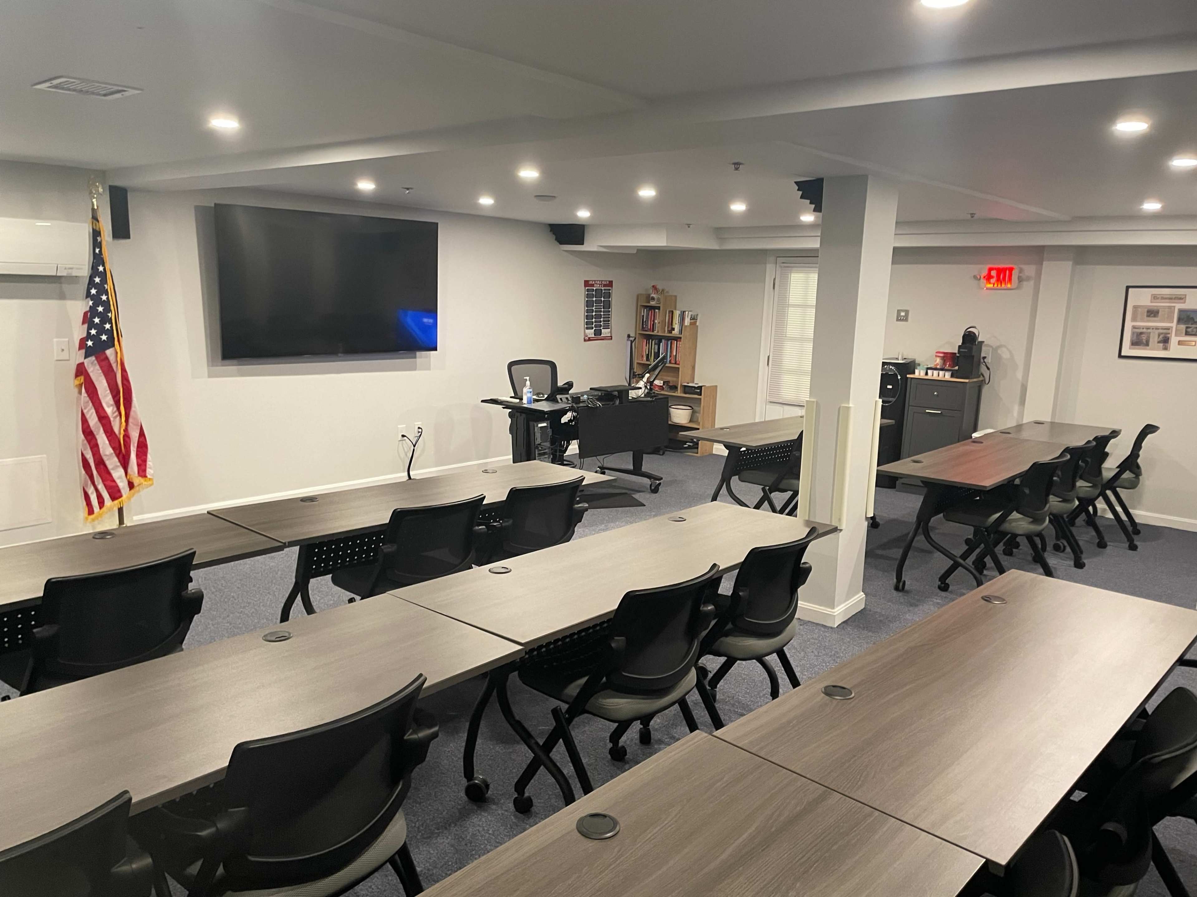 Renovated Classroom or Training Room with Rolling Furniture for Multiple Configurations Image in Canton, Canton, MA