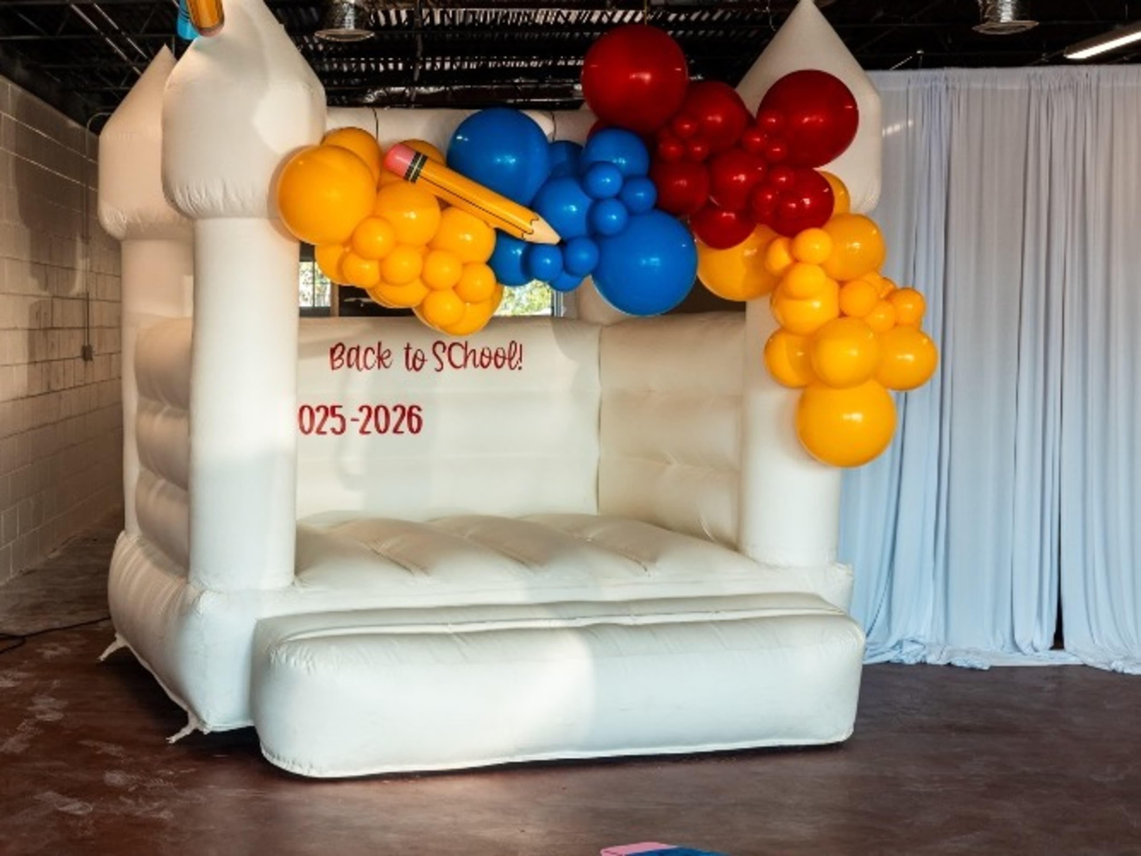 Small White Bounce House (Toddler Bouncer)